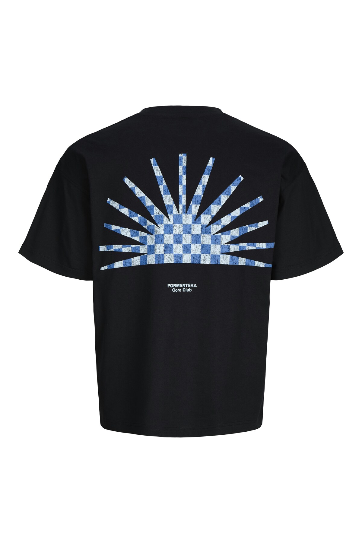 تی‌شرت چهارخانه JCOSOLANA مدل SS CREW جک اند جونز تی شرت Jack & Jones