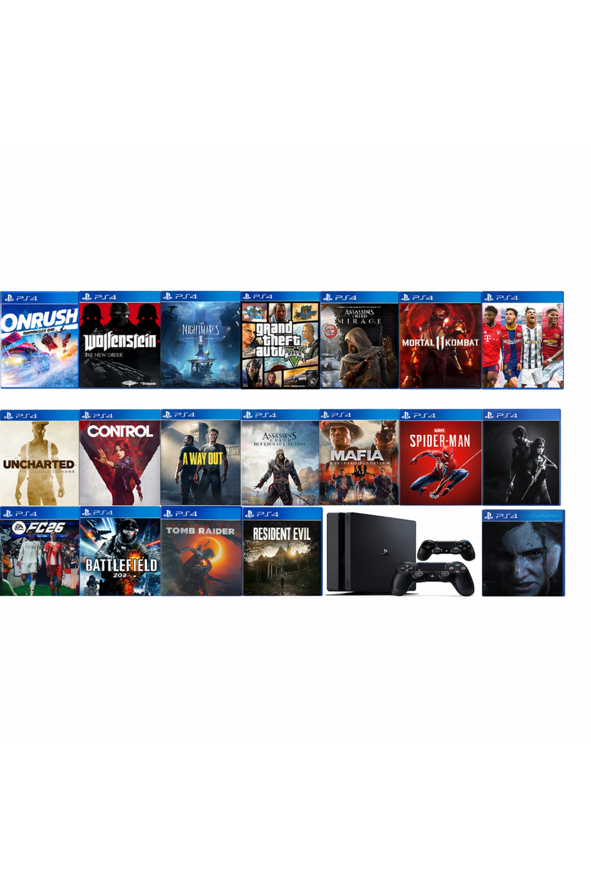 その他 ps4 Çınar Bilişim Dünyası Gold Paket2 Onsekiz Oyun Türkçe Mucizesi PS4