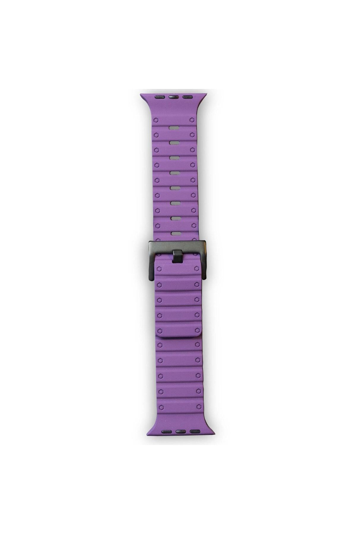 Watch 42mm Magnus Mıknatıslı Silikon Kordon (saat Değildir) - Mor