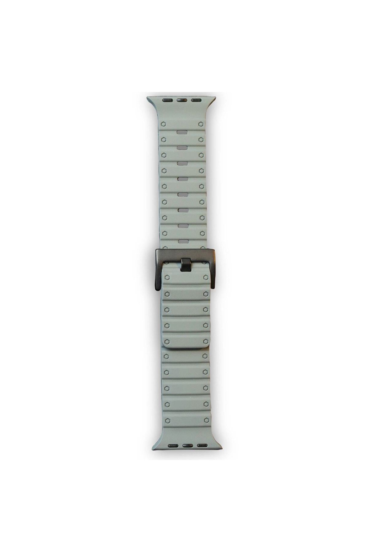Watch 42mm Magnus Mıknatıslı Silikon Kordon (saat Değildir) - Gri