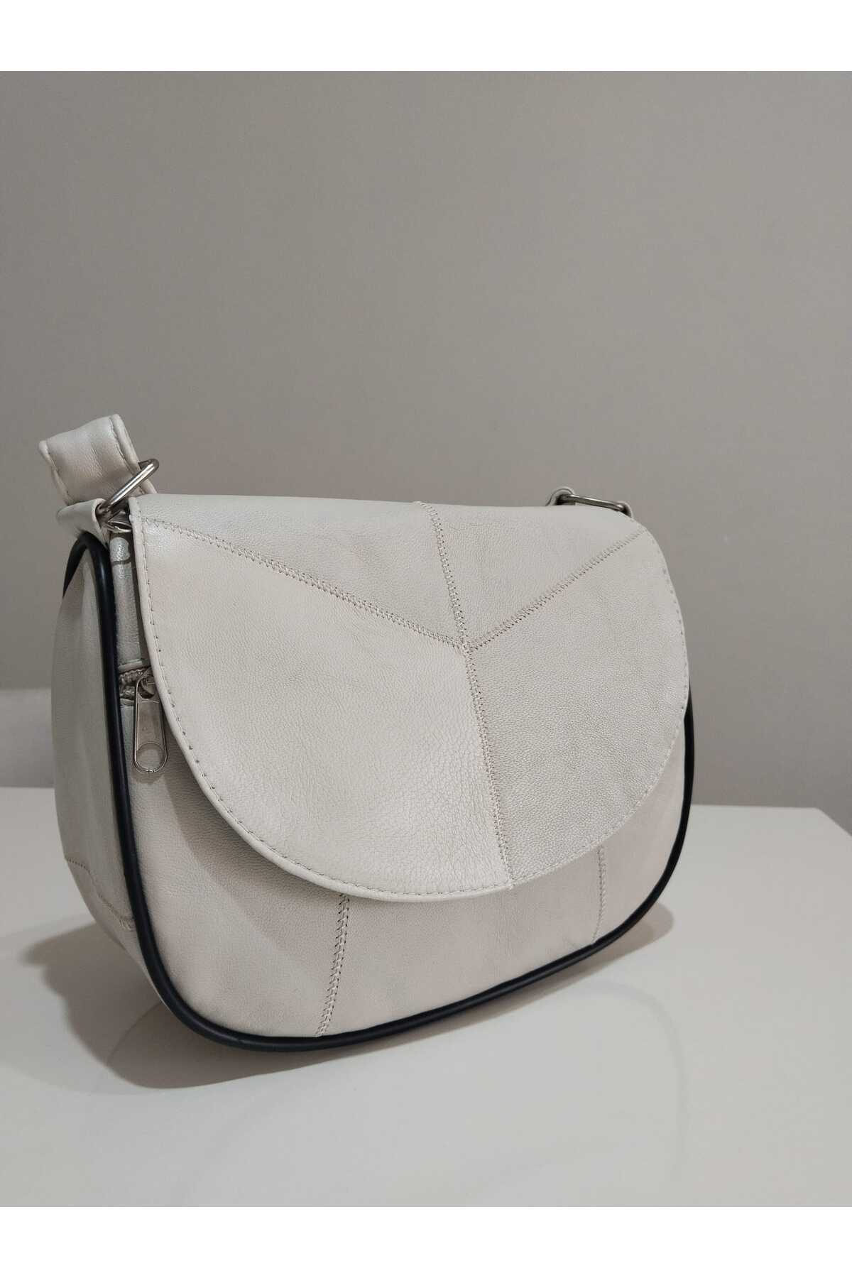 atter ÖZEL TASARIM HAKİKİ DERİ KADIN ÇANTA (23CM X 19CM) görsel 3