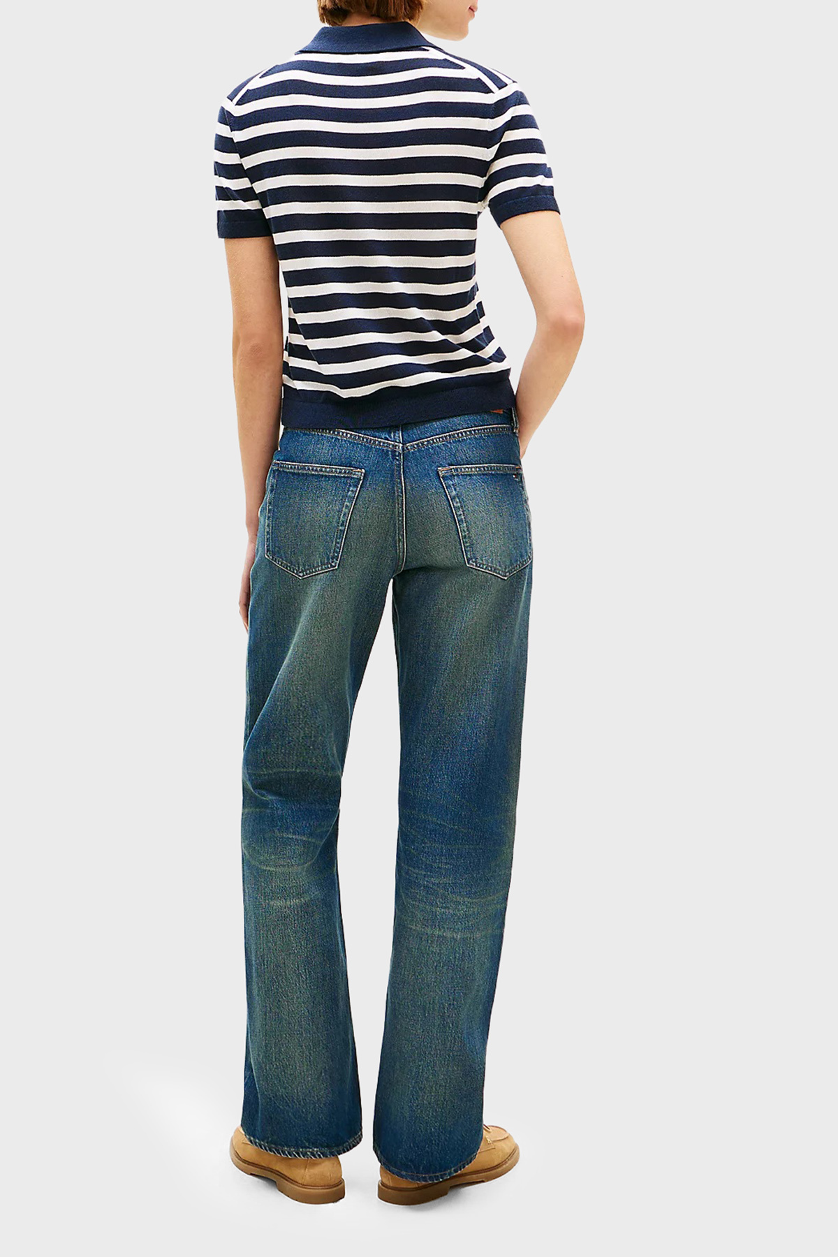 پولوشرت زنانه یقه پلو | تامی هیلفیگر Tommy Hilfiger TYCC48C6C28E4918CE60E1900 CN - تصویر 3