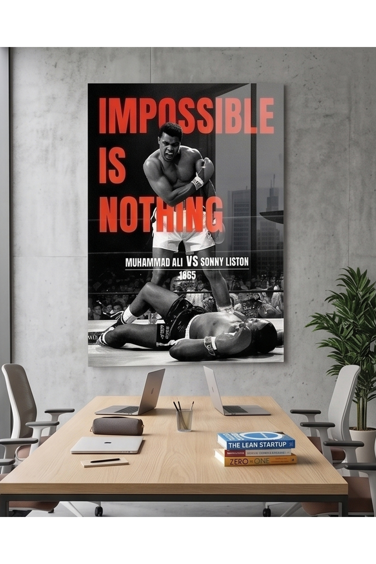 Muhammad Tablo FAVLO.ART Muhammad Ali Poster Pleksi Tablo – Güç ve Motivasyon Temalı ...
