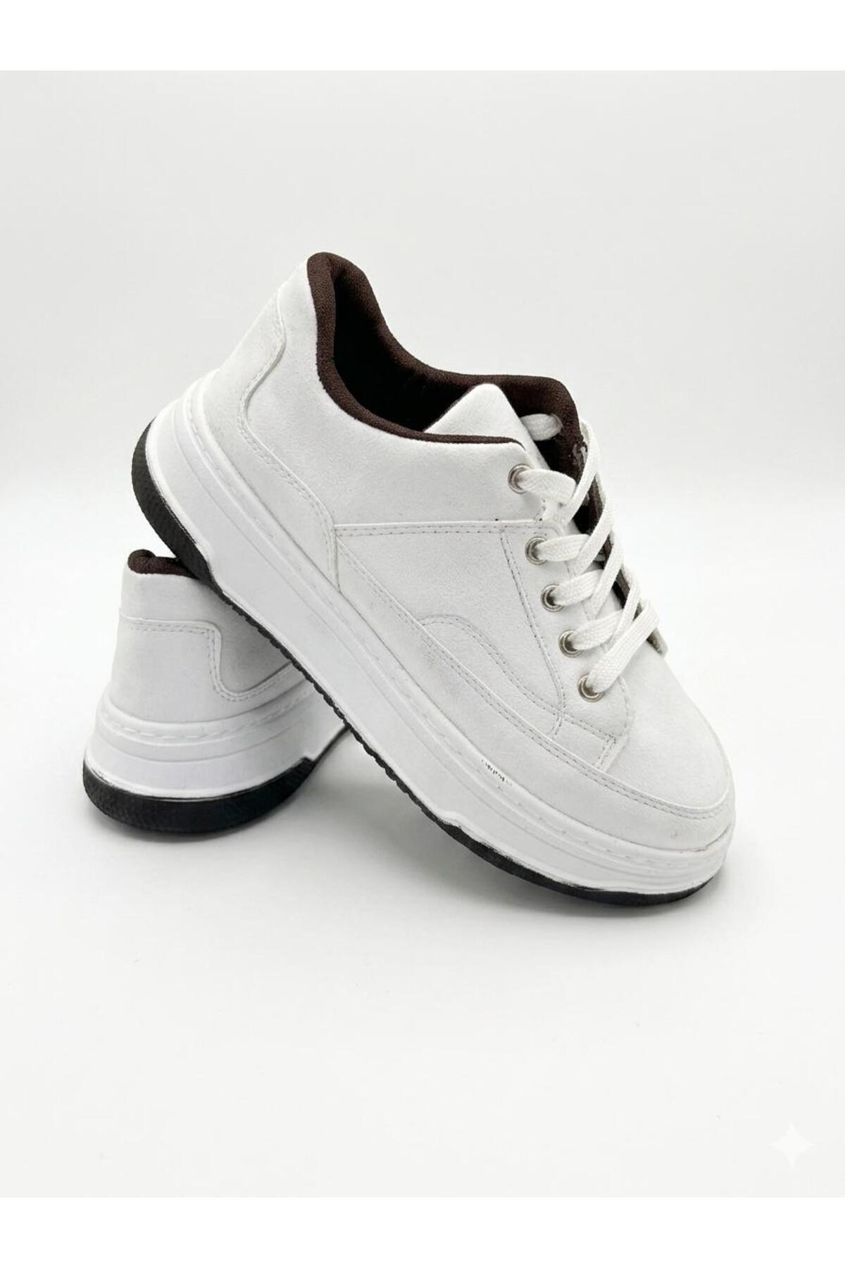 YALÇIN Erkek Beyaz Sneaker Günlük Spor Ayakkabı - Fiyatı, Yorumları
