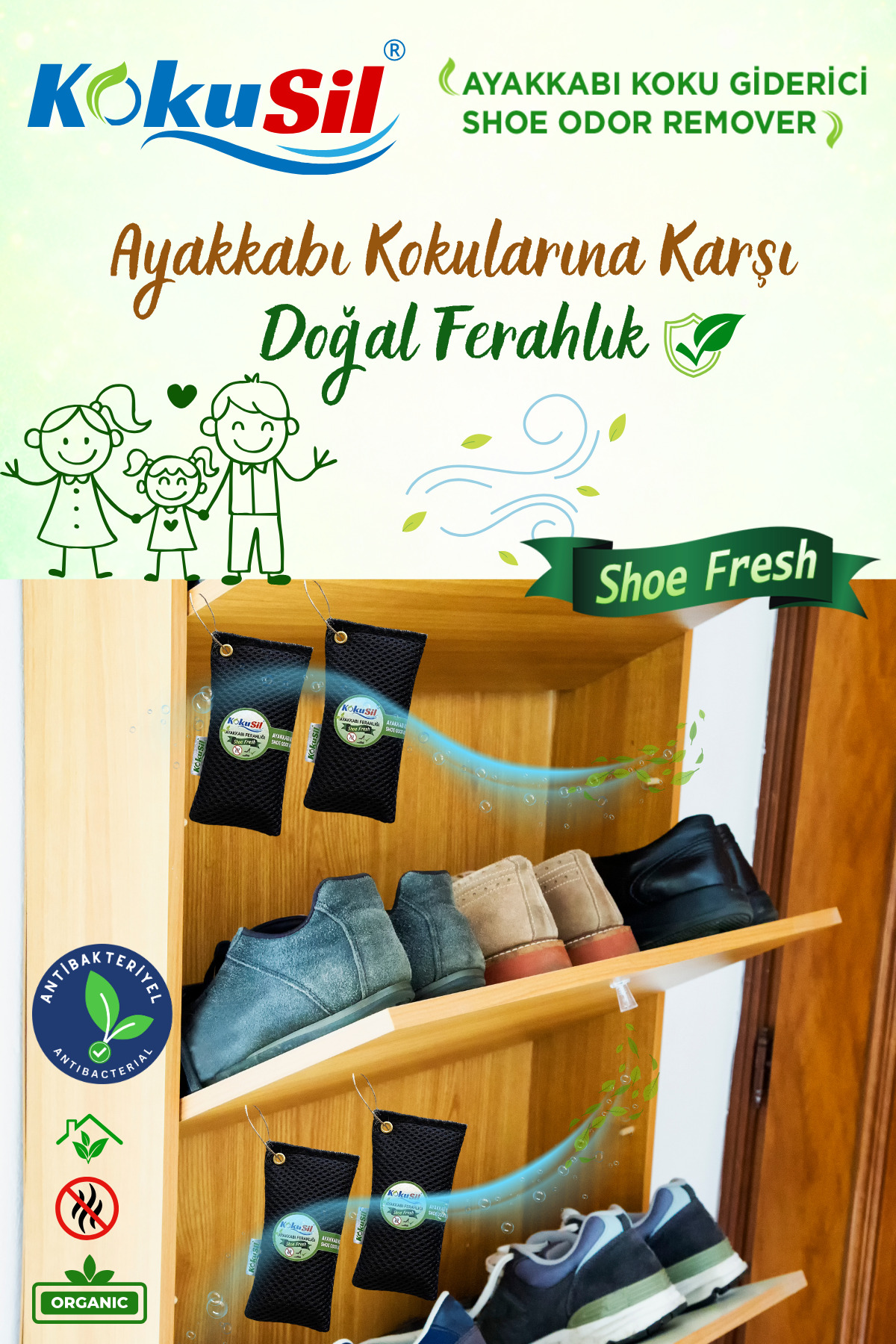 Ayakkabı Koku Giderici Shoe Fresh 2li Set — KSA100 — تصویر 9 از 9