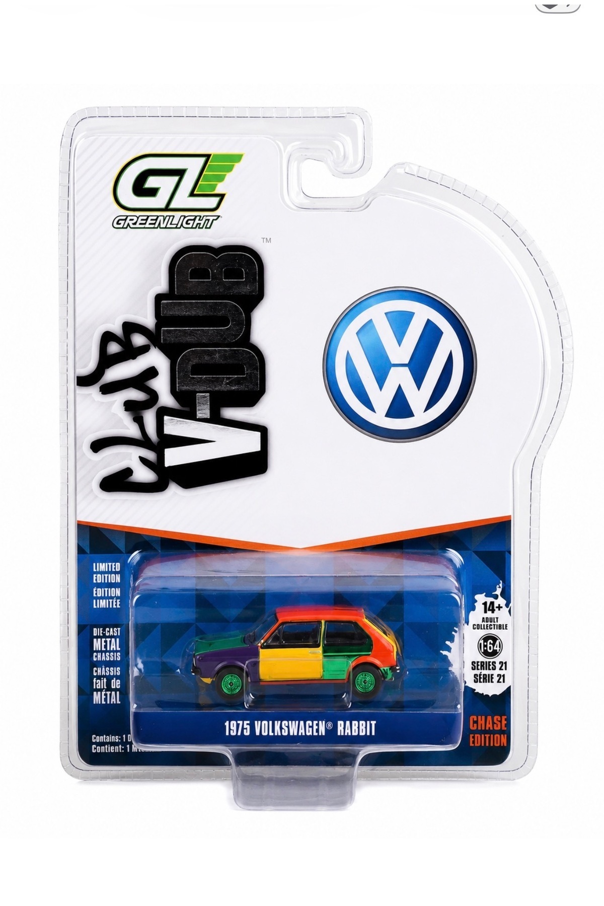 Greenlight Collectibles Green Machine Chase ~ 1/64 1975 Volkswagen ...