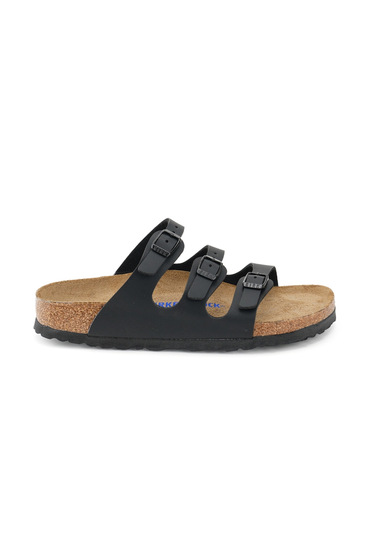 دمپایی زنانه مشکی Juststep مدل Florida Bs 53013 بیرکن استاک دمپایی Birkenstock