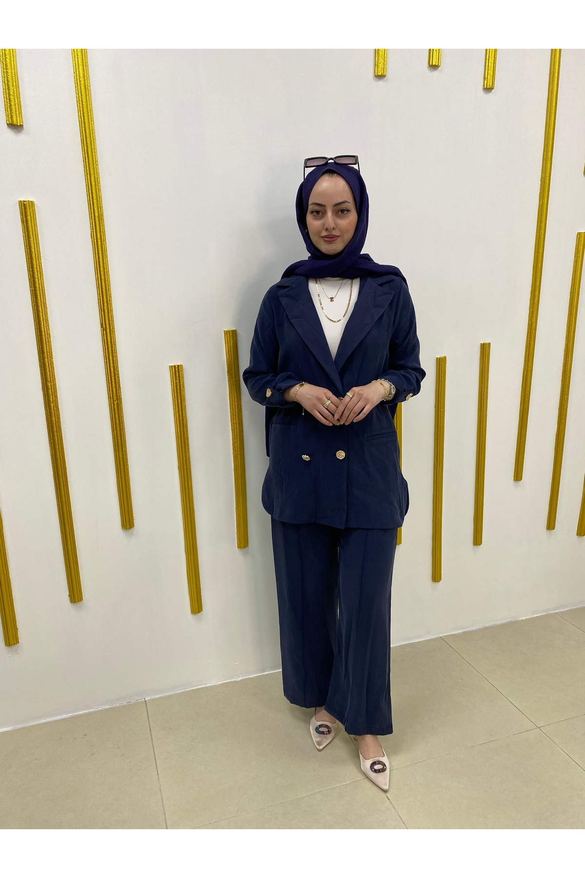 Seyteks Kadın Kupra Blazer İkili Takım - Fiyatı, Yorumları