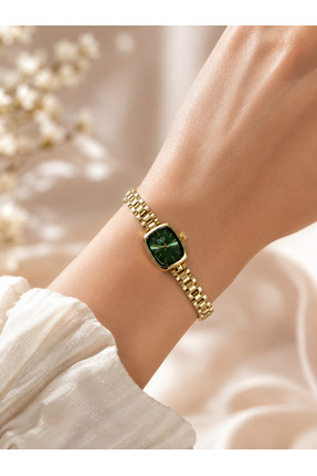 BLM WATCH BLM Vintage Emerald, Yeşil Detay Kadın Kol Saati - Çıtır Çelik Bile...