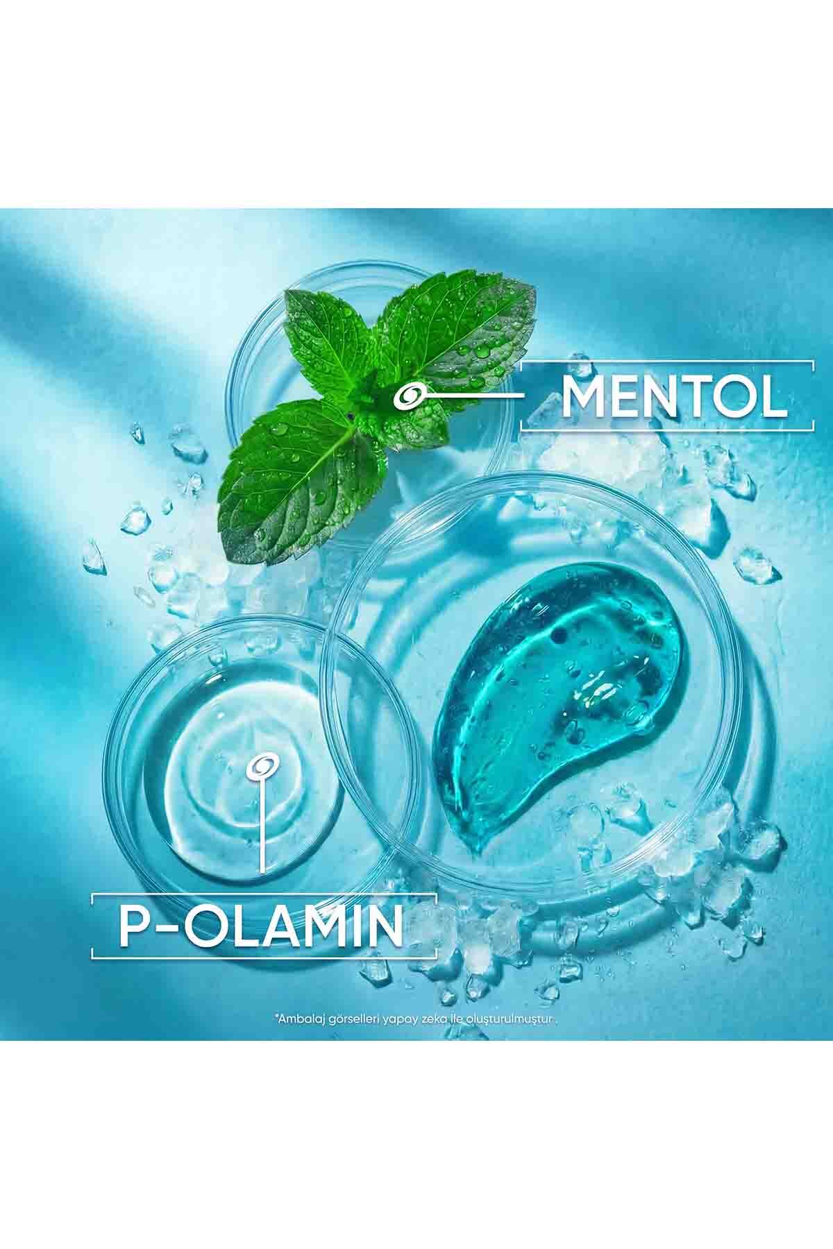 Buzlu Mentol Ferahlığı Kaşıntı Giderici ve Serinlik Hissi Şampuan 330 ml x 3 — 8681003005388 — تصویر 4 از 7