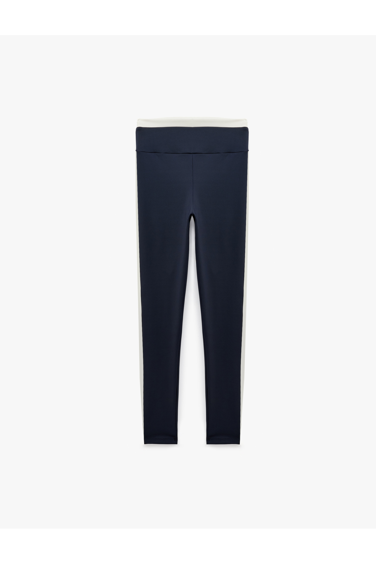 Koton Biyeli Yüksek Bel Slim Fit Spor Tayt görsel 3