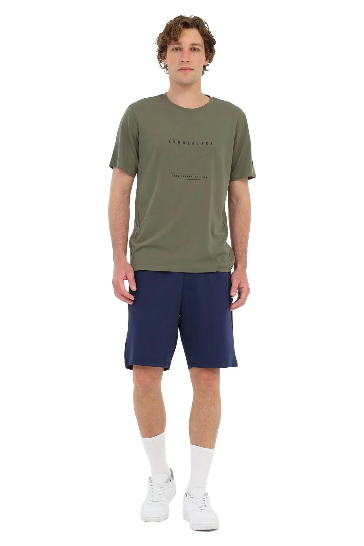 lumberjack MB CT103 PAM SHORT 6FX Lacivert Erkek Şort A102202272 görsel 3