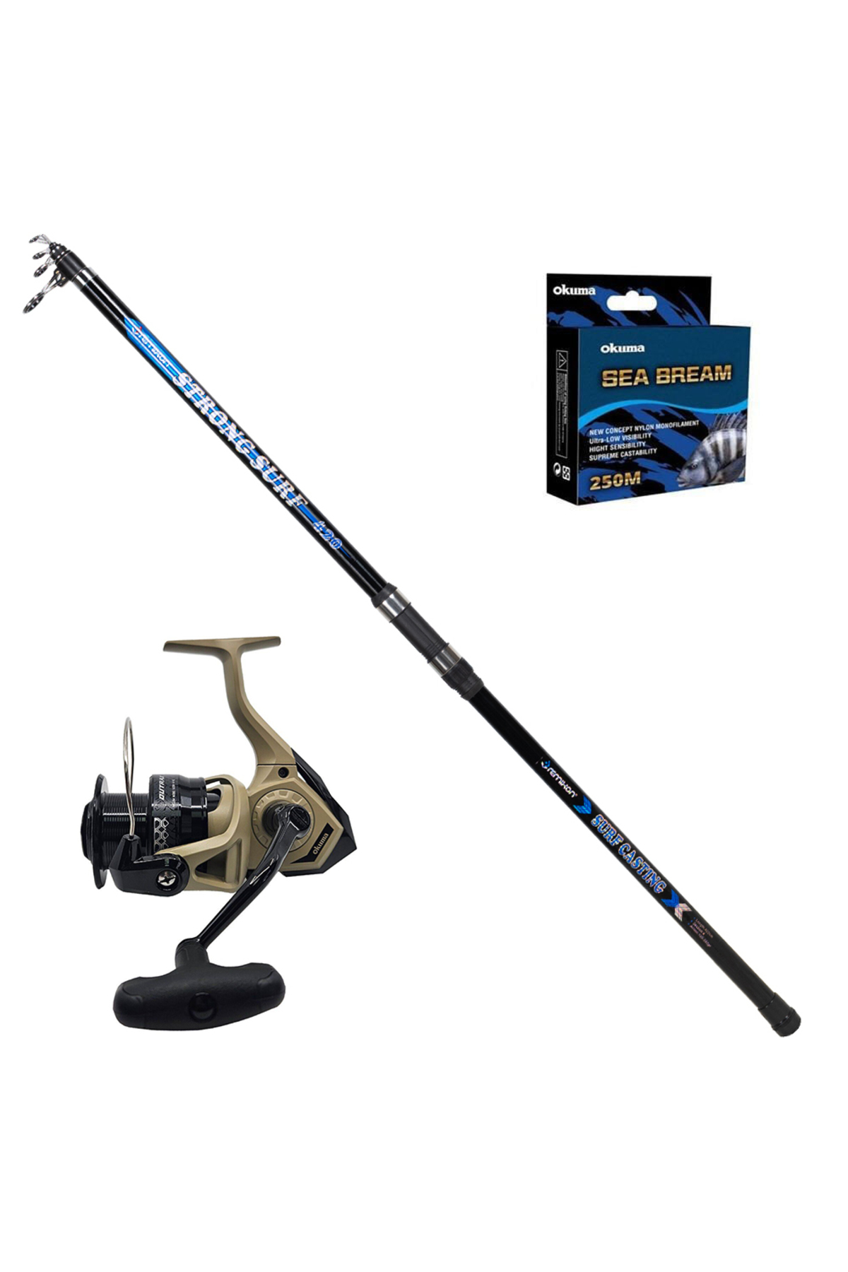 Okuma Outrax 6000 -Remixon Strong 420cm Surf Olta Seti - Fiyatı