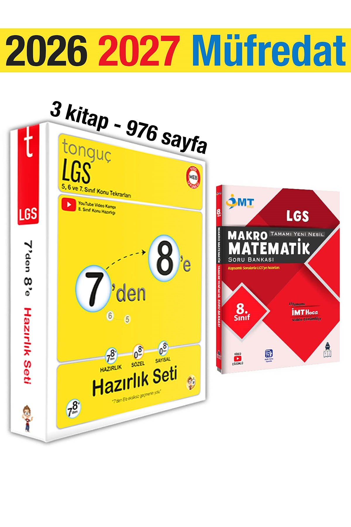 newtext2026 1〜8巻セット　裁断なし Tonguç Yayınları 7'den 8'e Hazırlık Seti 2026 Yaz Tatili 8. Sınıf