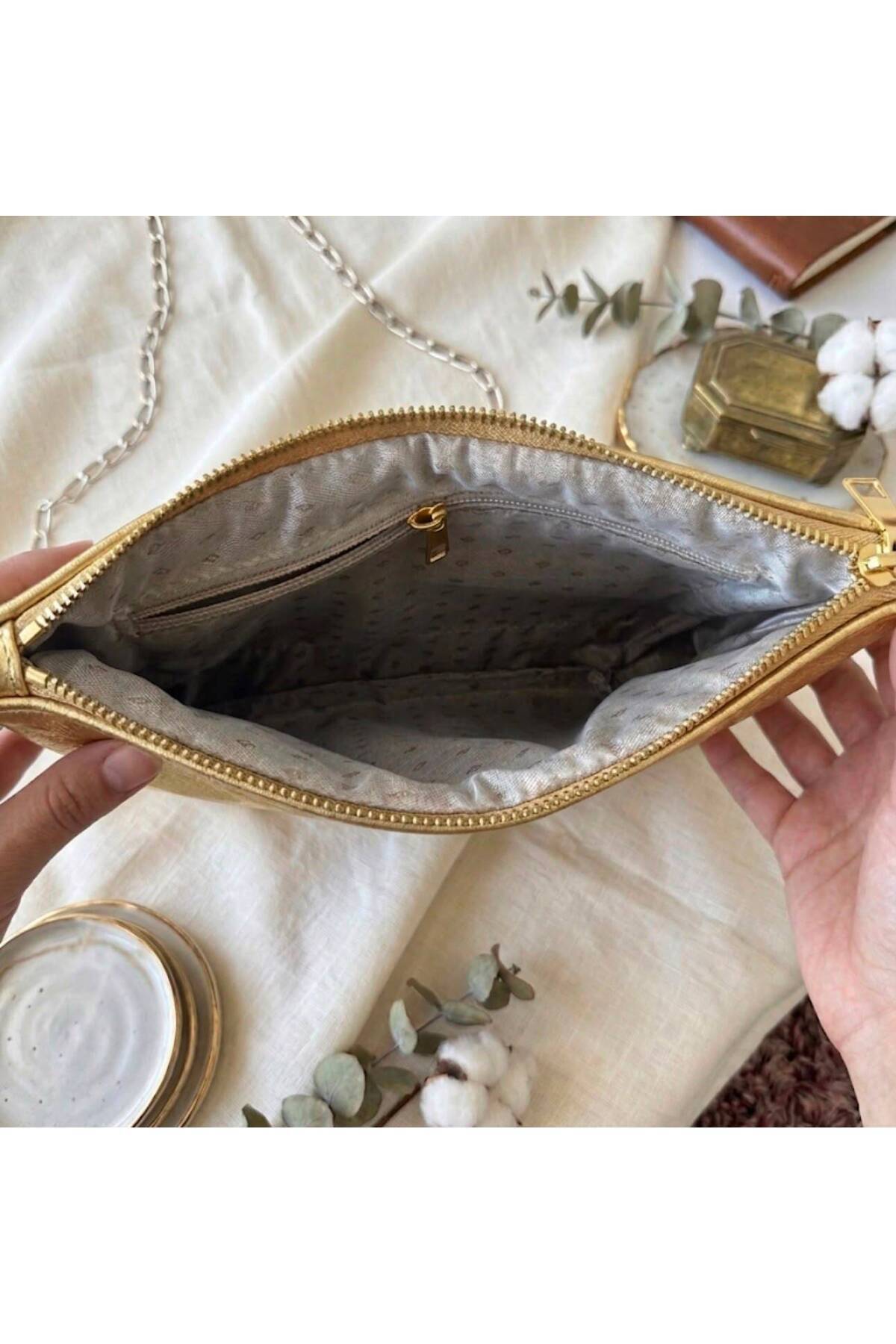 addy Celestial Star Bag Yıldızlı Zincir Askılı El Ve Omuz Çantası görsel 4
