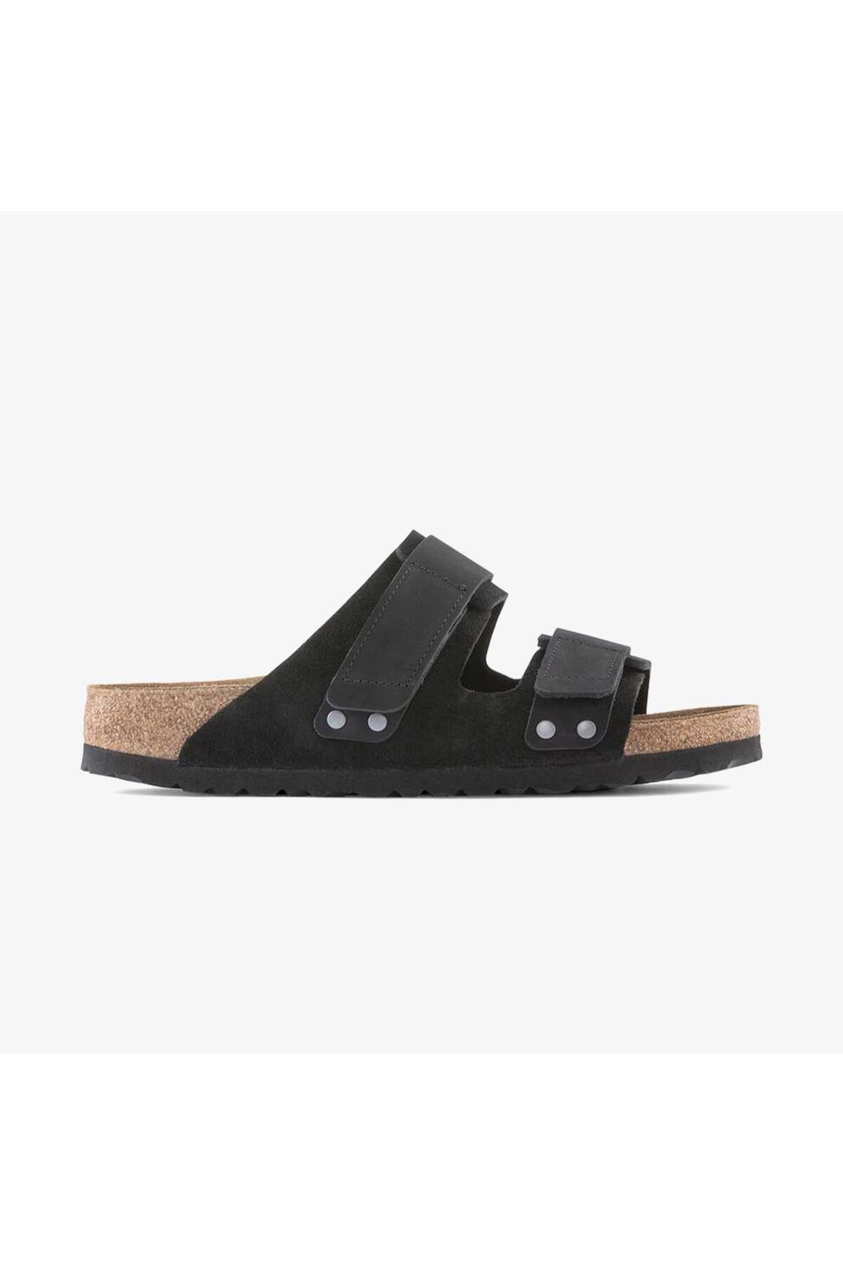 دمپایی مشکی زنانه Uji Vl Nu مدل Juststep بیرکن استاک دمپایی Birkenstock