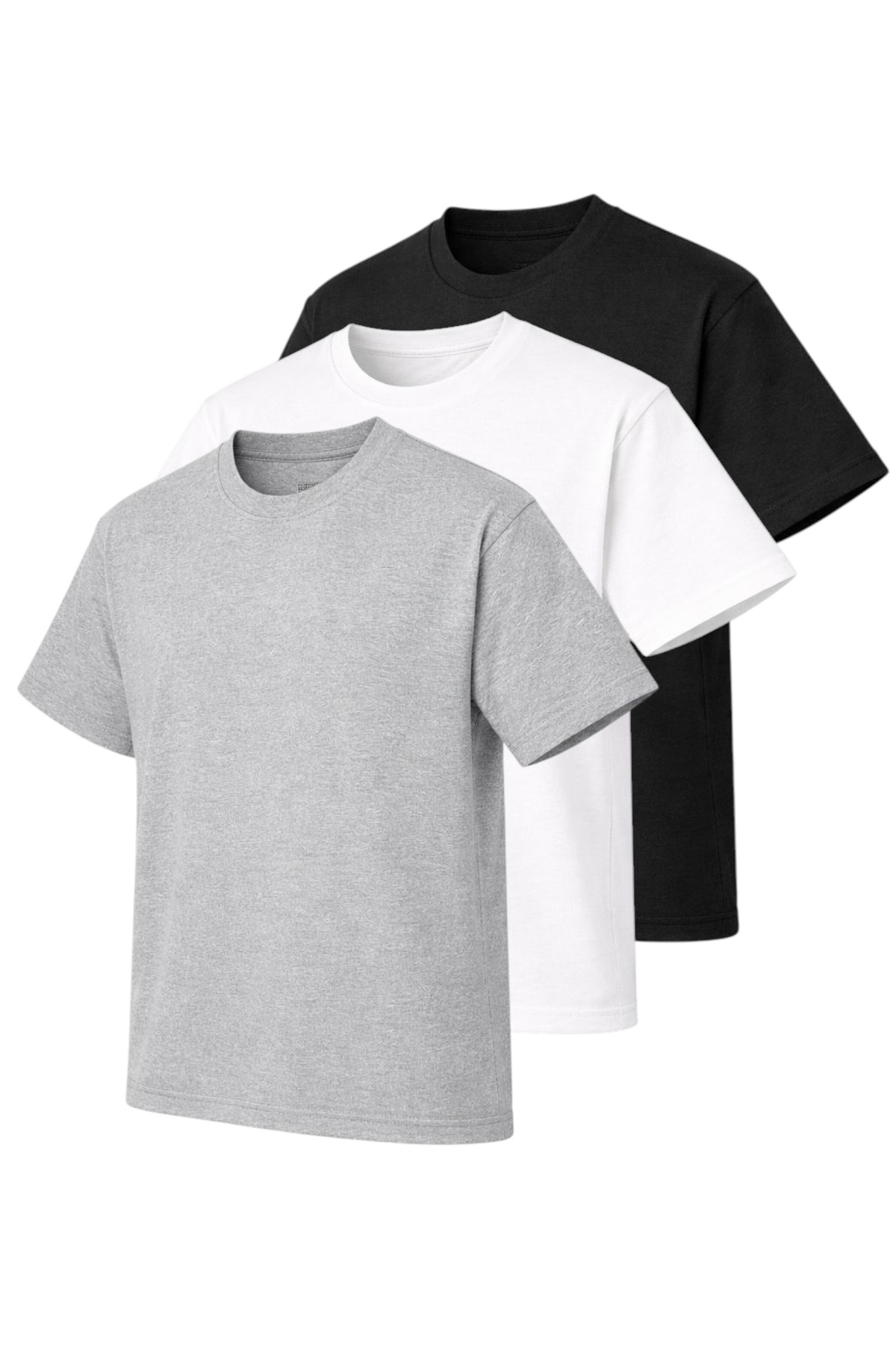 Oversize 3-Pack Basic Single Jersey T-Shirt