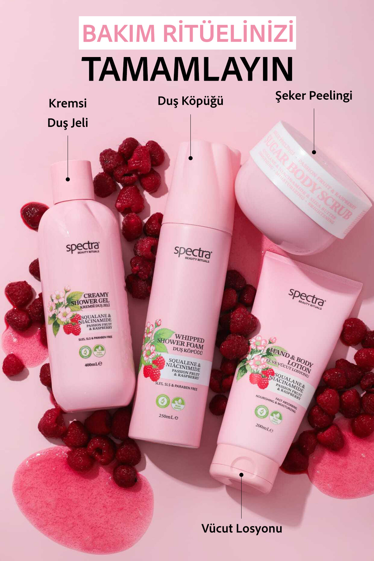 Nemlendirici ve Canlandırıcı Vegan El ve Vücut Losyonu -Raspberry&Passion Fruit- 200 ML — ece86c0a-1508-518b-a2e8-8b5ce7c9c05c — تصویر 7 از 8