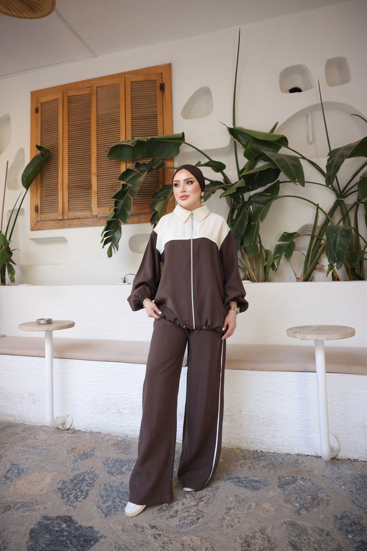 Wovi Women's Islamic Clothing Tracksuit Set