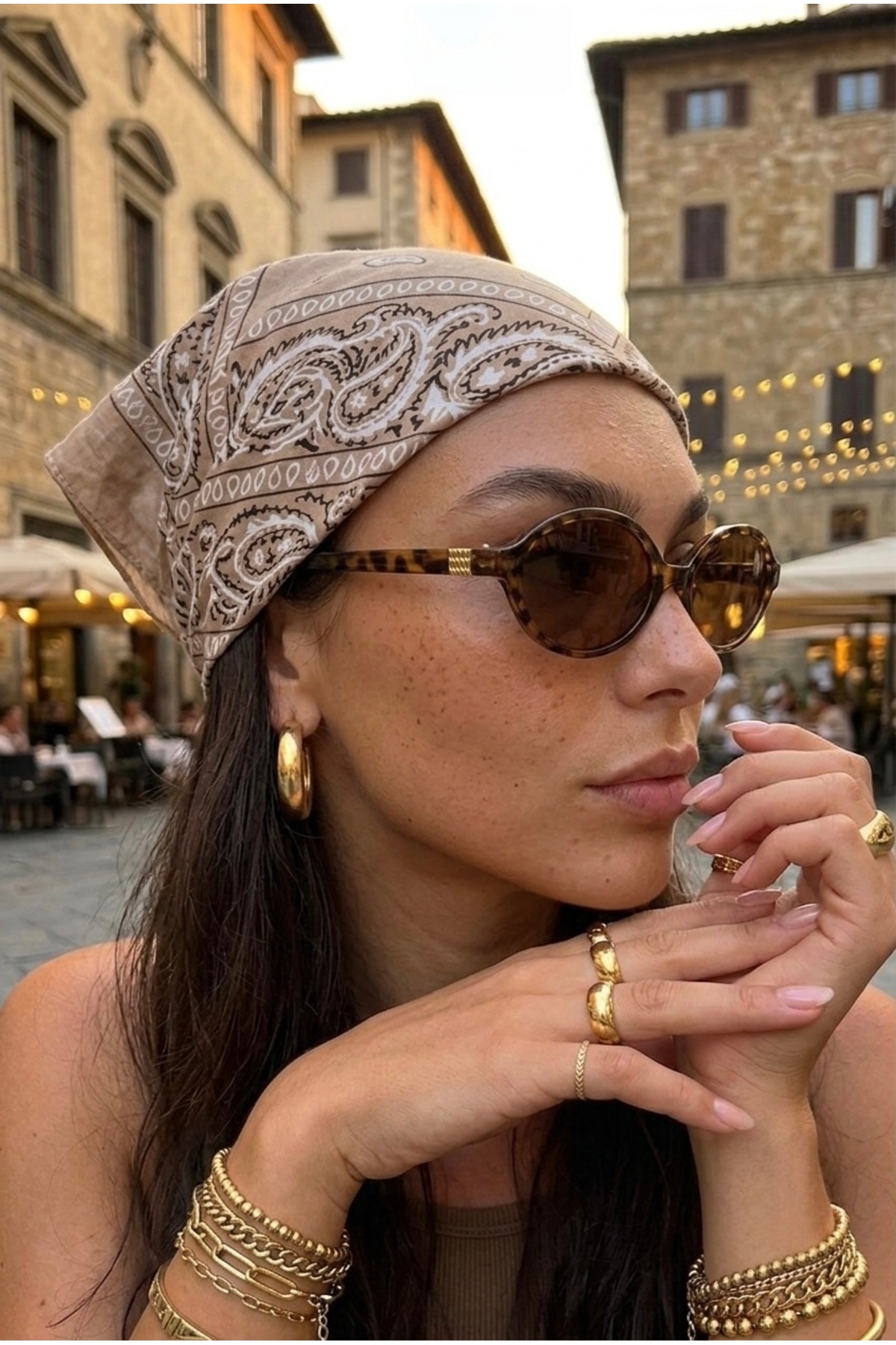 Eyesofia Oblamow Bat Unisex Leopar Çerçeveli Ultra Hafif Uv400 Filtreli Güneş Gözlüğü görsel 3