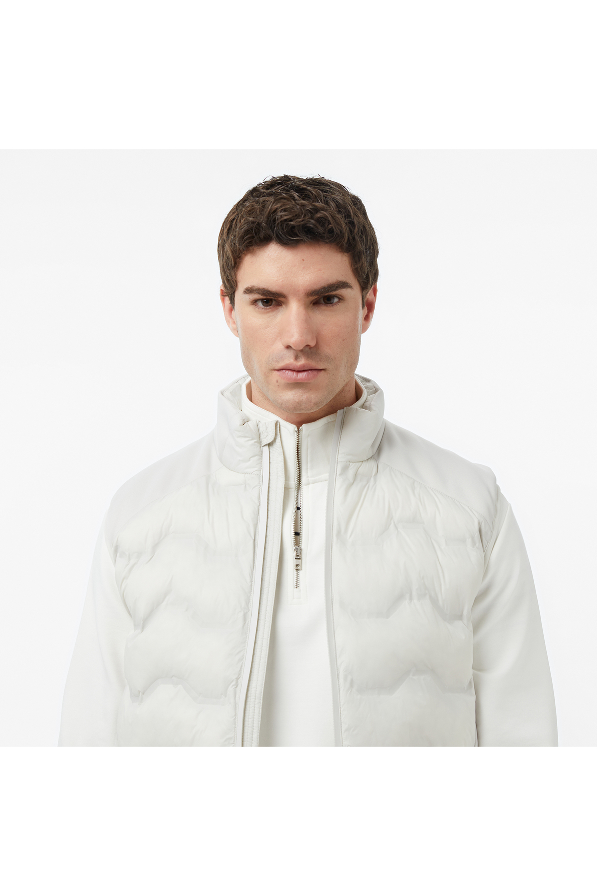 Nautica Erkek Gri Regular Fit Su İtici Yelek görsel 4