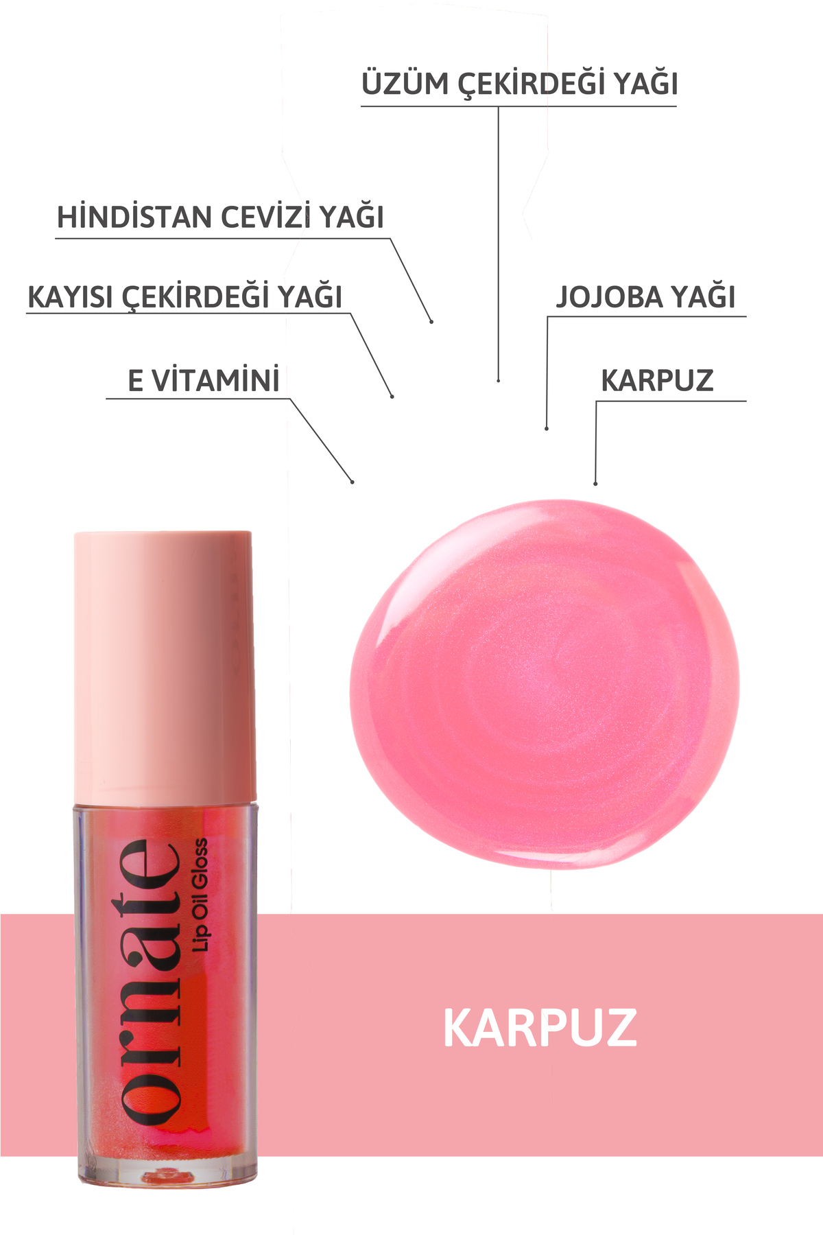 Dolgunlaştırıcı Efekt, Nemlendirici, Parlatıcı Lip Oil Gloss 6'lı Set — رنگارنگ LİPSET6 — تصویر 4 از 8