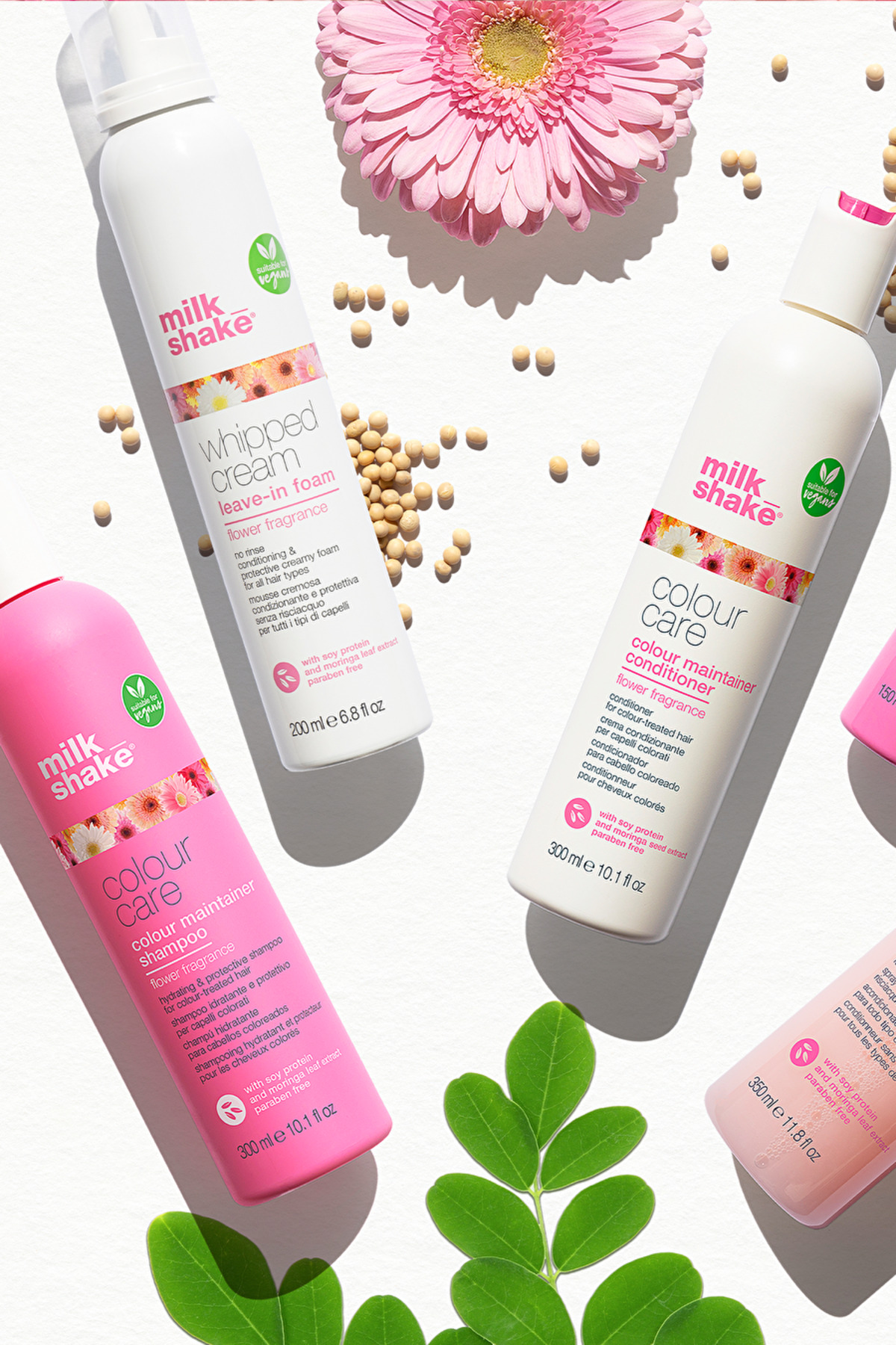 milk_shake Whipped Cream Flower Çiçek Esanslı Vegan Durulanmayan Bakım Köpüğü 200 ml — 1026415 — تصویر 4 از 5