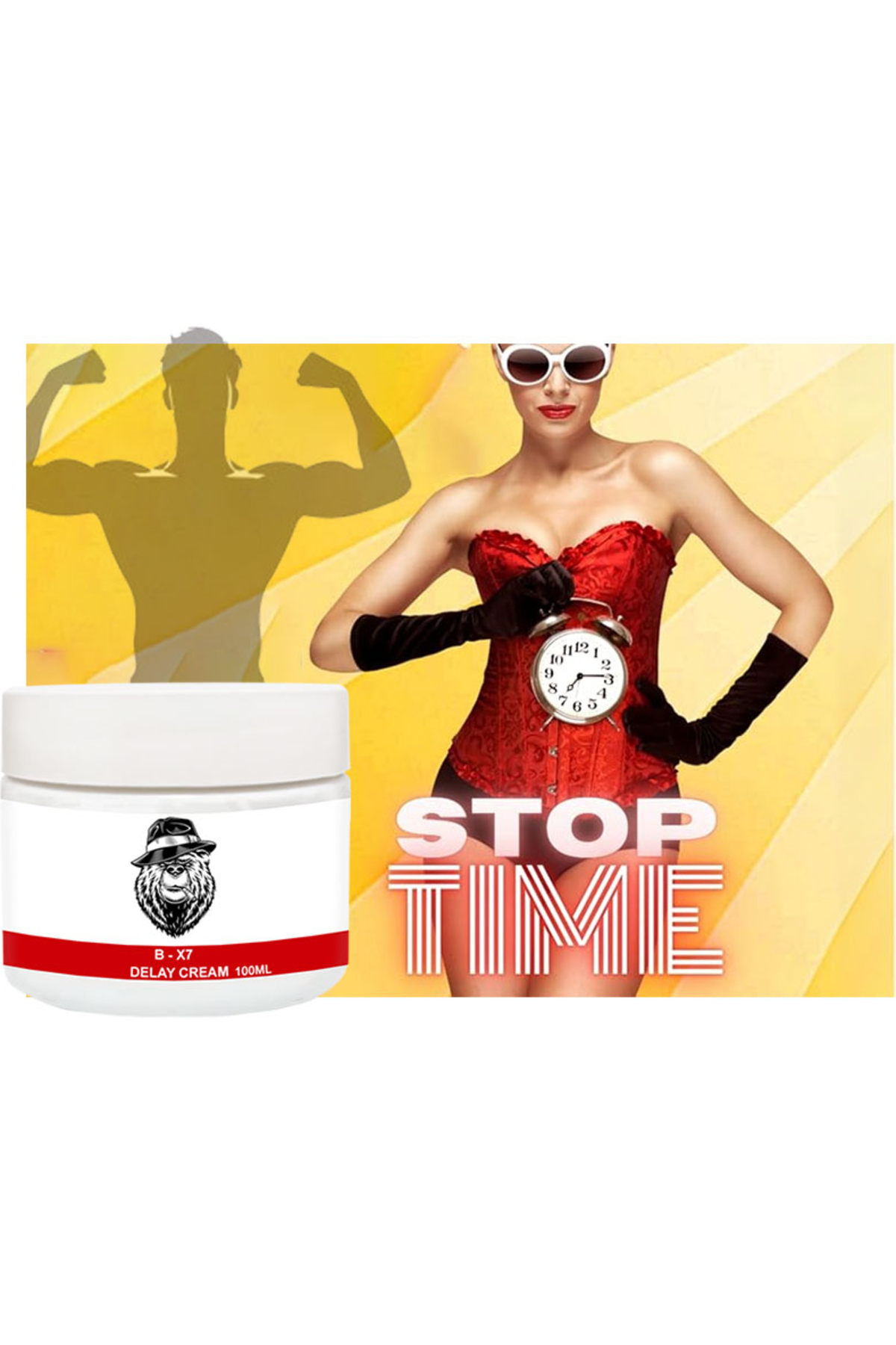 Firesx: B-X7 2 Adet Time Stop Krem 100 ml X7 Kat Erkek Kremi — GU-EYF-11633-AGC01 — تصویر 2 از 3