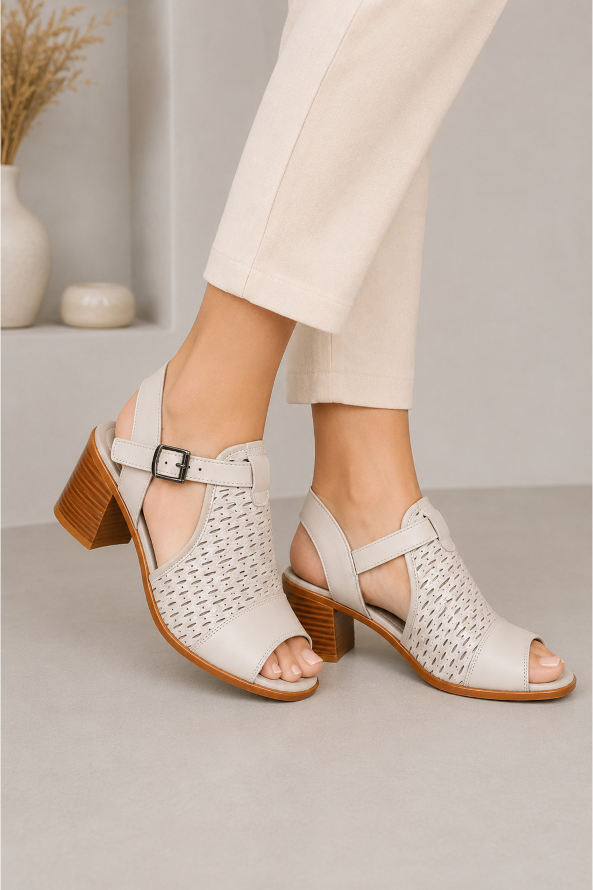 Maiss Shoes Kadın Hakiki Deri Sandalet