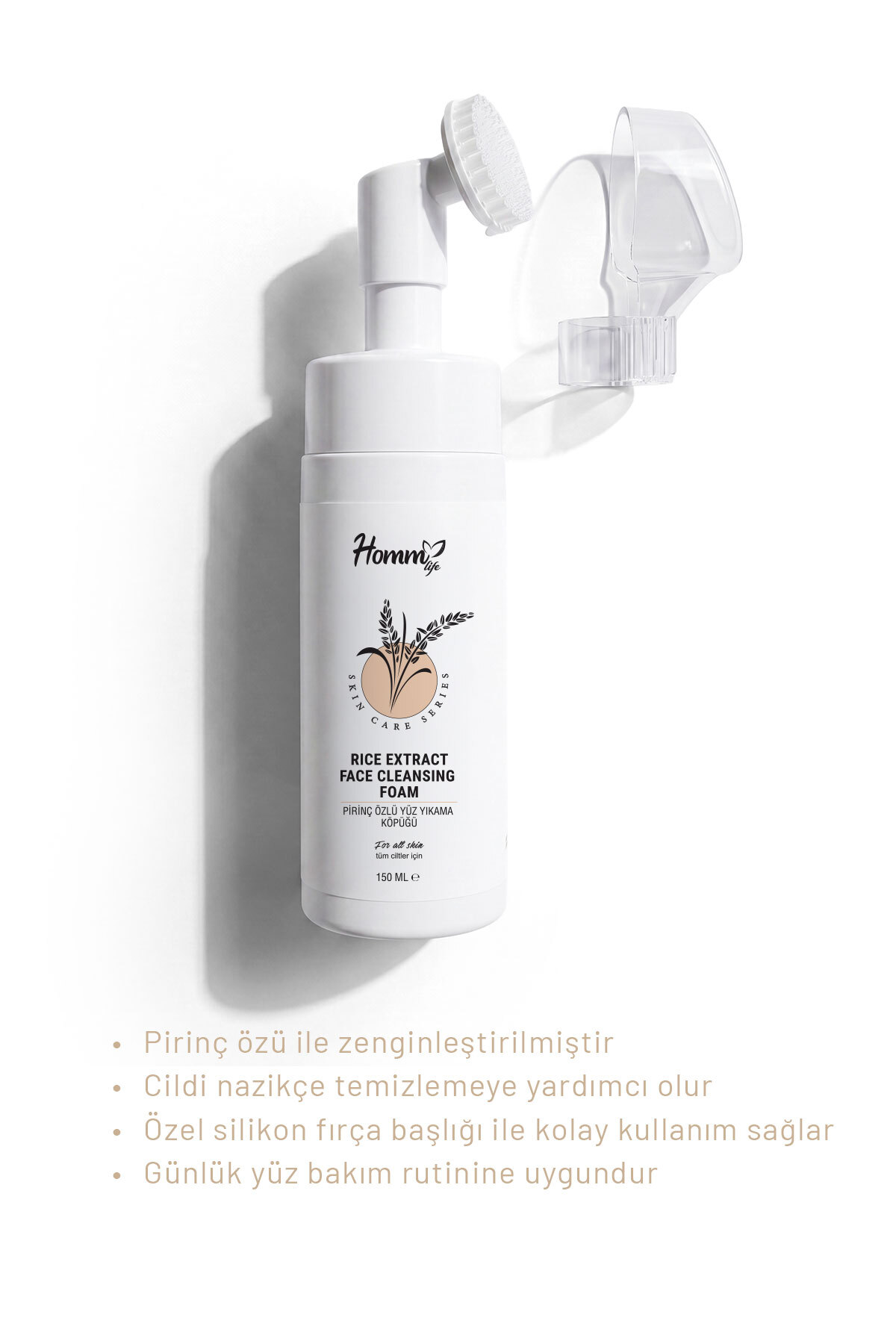 Pirinç Özlü Yüz Yıkama Köpüğü - 150 Ml — 0001 — تصویر 2 از 4