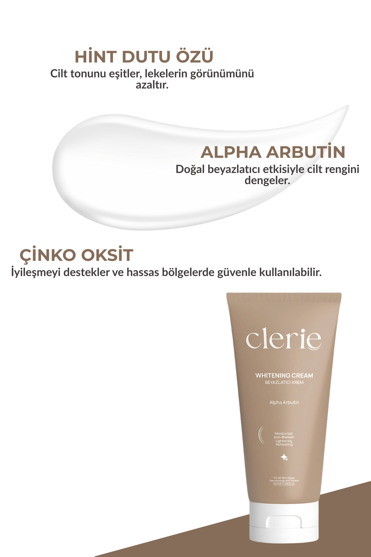 Cilt Beyazlatıcı Leke Karşıtı Bakım Seti - Pembe Güneş Kremi SPF 50+ & Alpha Arbutin Hint Dutu Aydınlatıcı Nemlendirici Krem Seti 2x50 ml — 0011 — تصویر 4 از 8