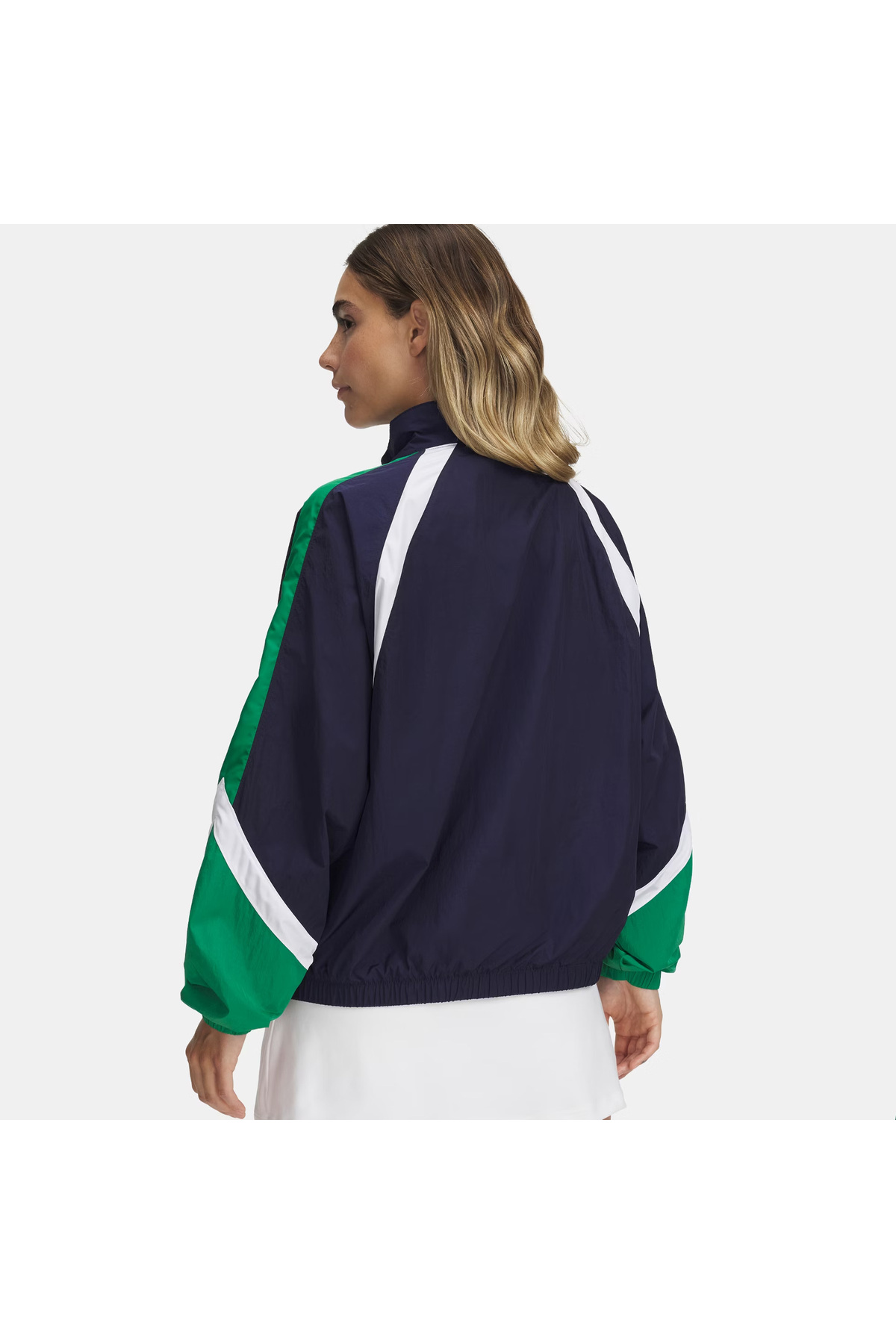 Under Armour Icon Crinkle Track Kadın Lacivert Ceket görsel 2