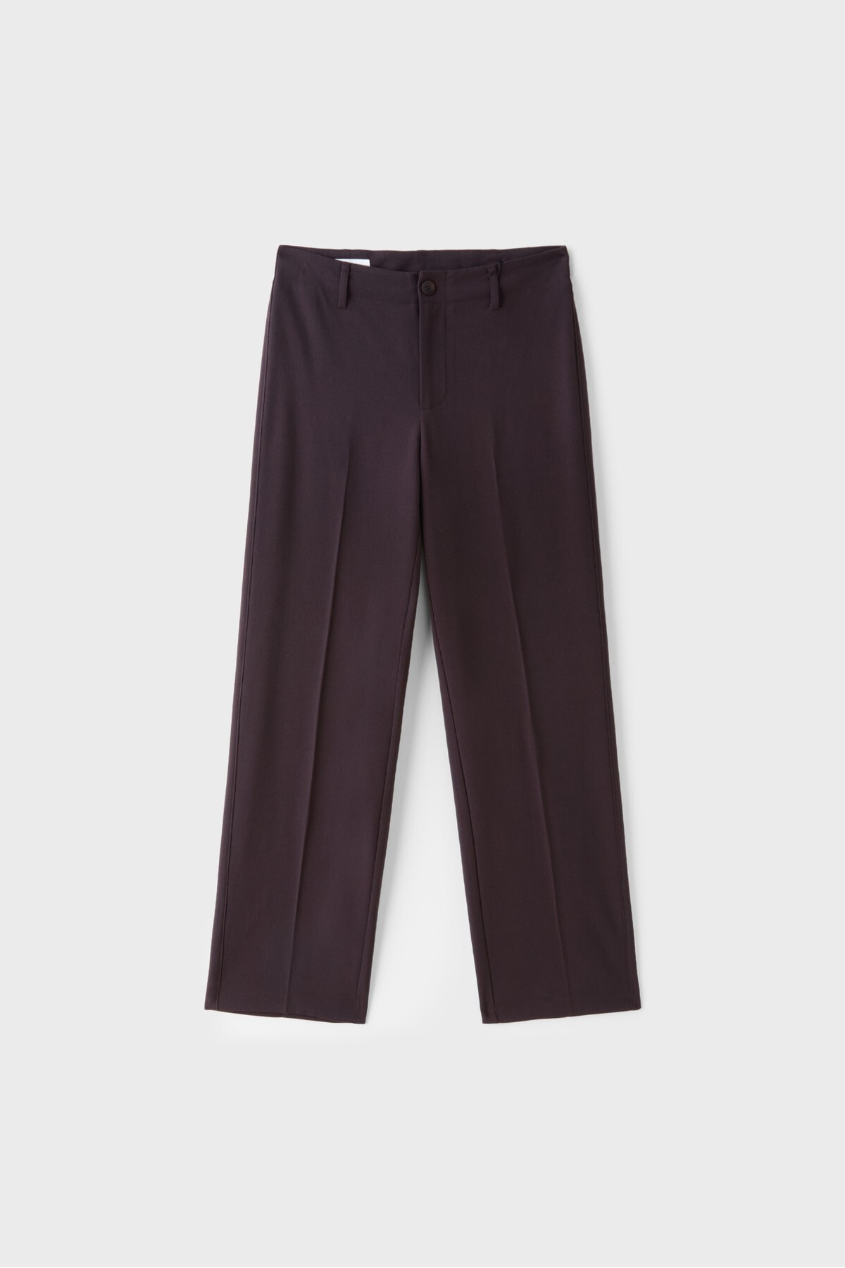 Stradivarius Dar kesim düz paça klasik pantolon görsel 6