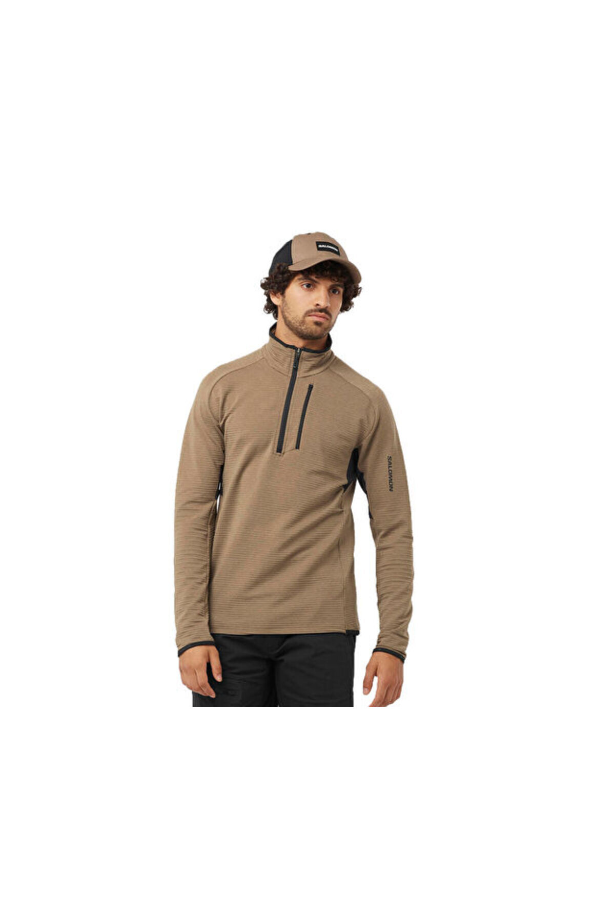 کاپشن پشمی مردانه ESSENTIAL LIGHTWARM مدل LC2226400 قهوه‌ای سالومون پلار سافت شل اسپرت Salomon