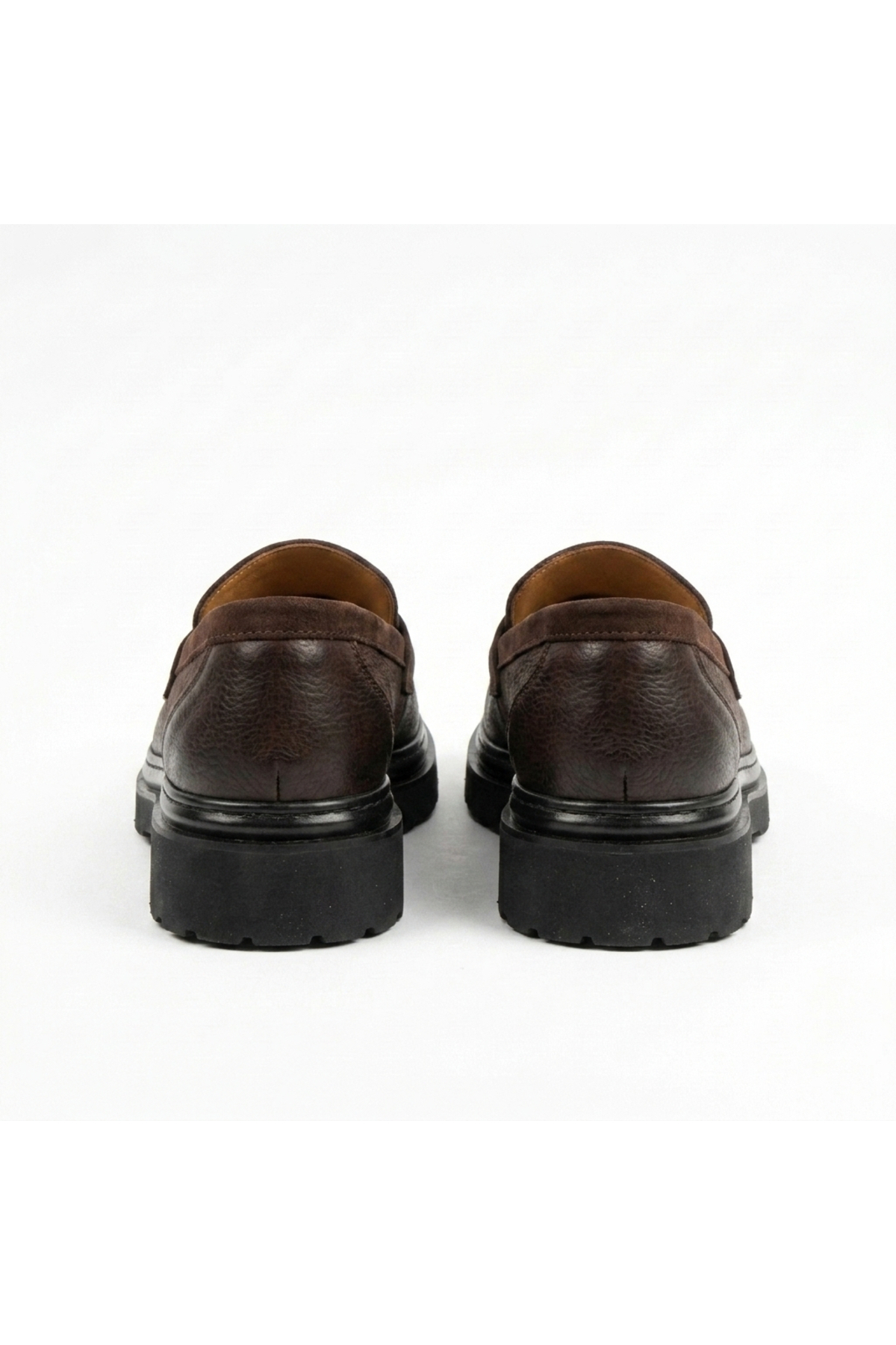 Martinetto HAKİKİ DERİ & NUBUK YENİ SEZON ERKEK LOAFER AYAKKABI - COMFORT POLİ TABAN MRTNBKKAHSYH görsel 6