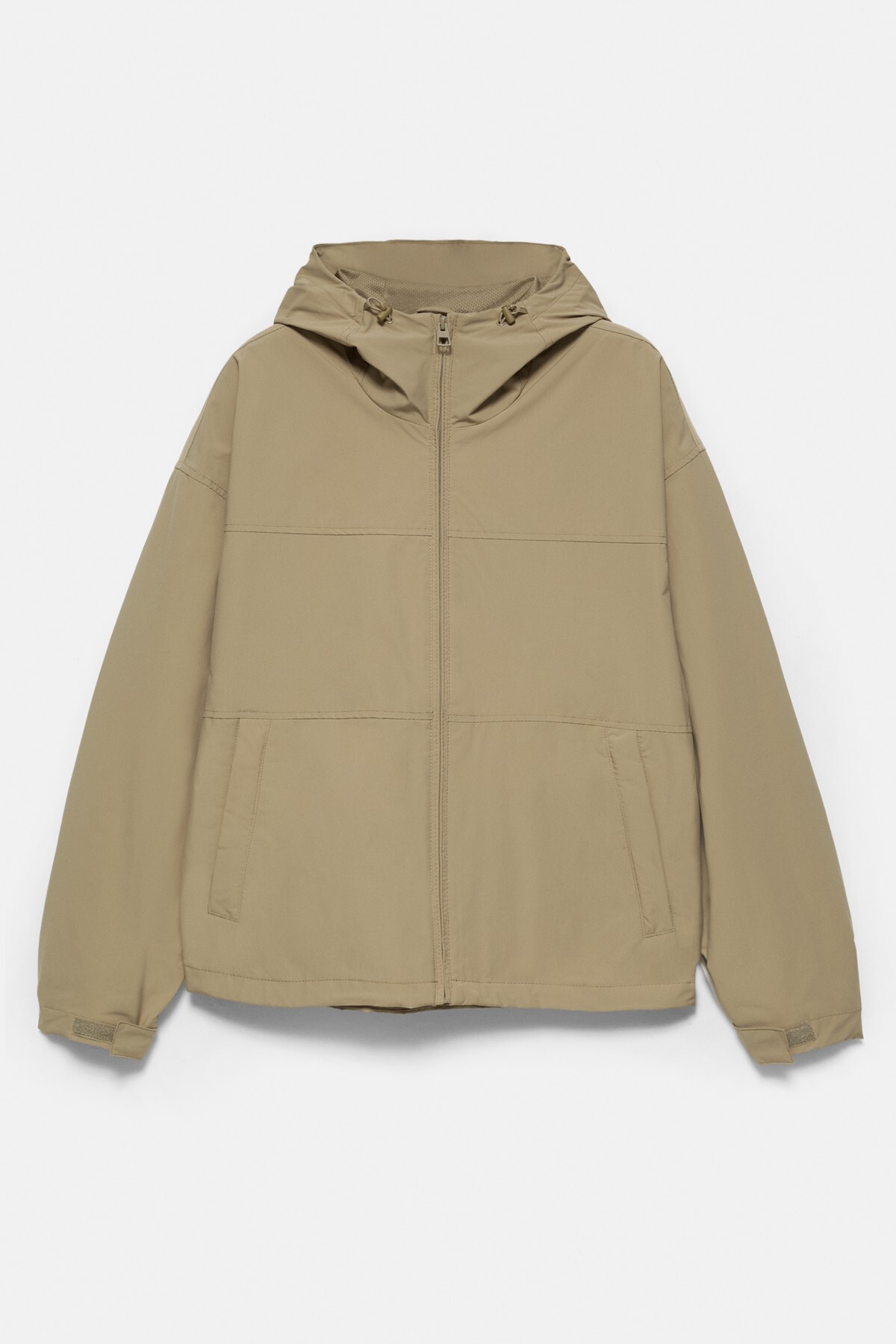 Pull & Bear Kapüşonlu hafif yağmurluk görsel 7