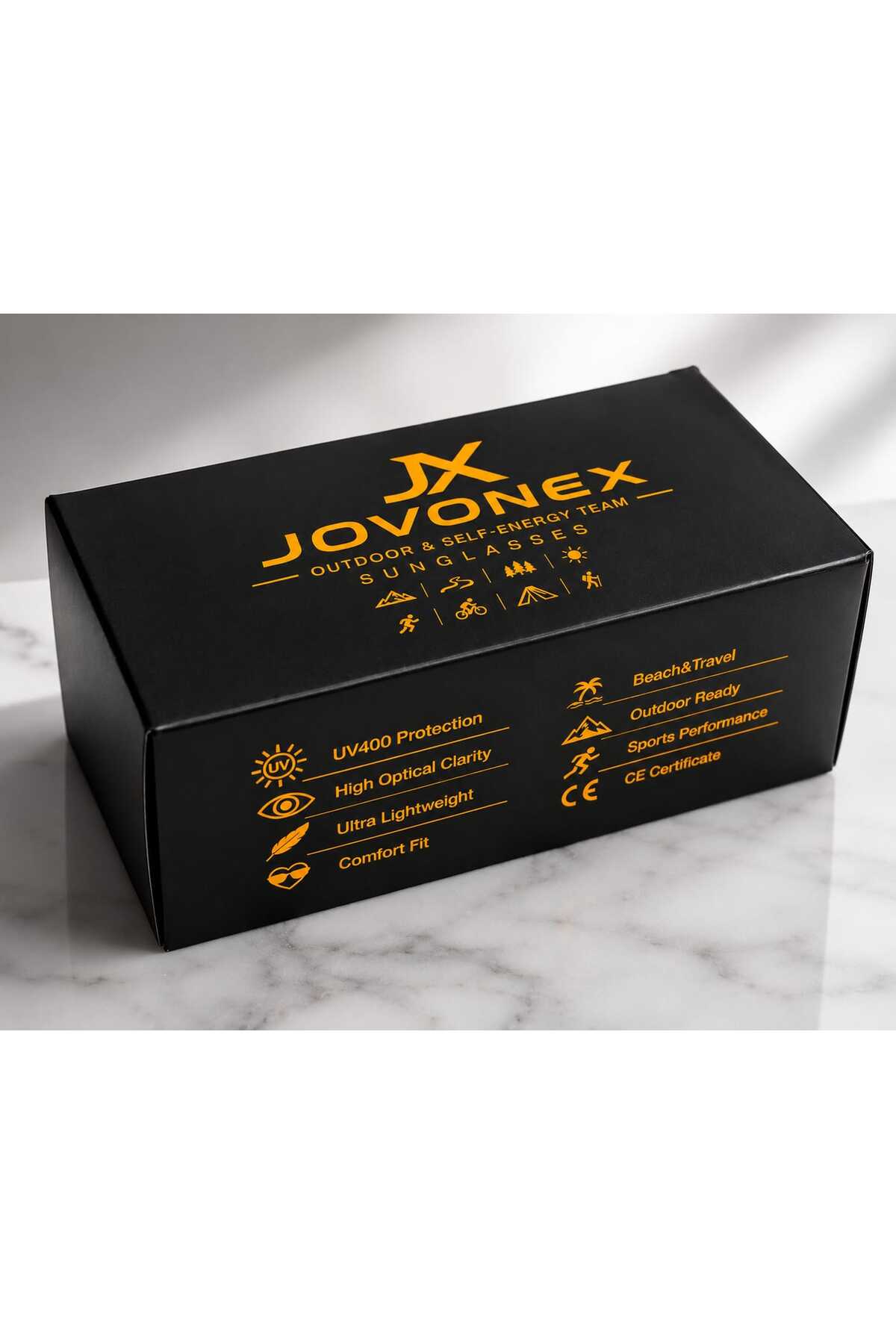 JOVONEX Polarize VE UV-400 Filtreli Spor Güneş Gözlüğü görsel 6