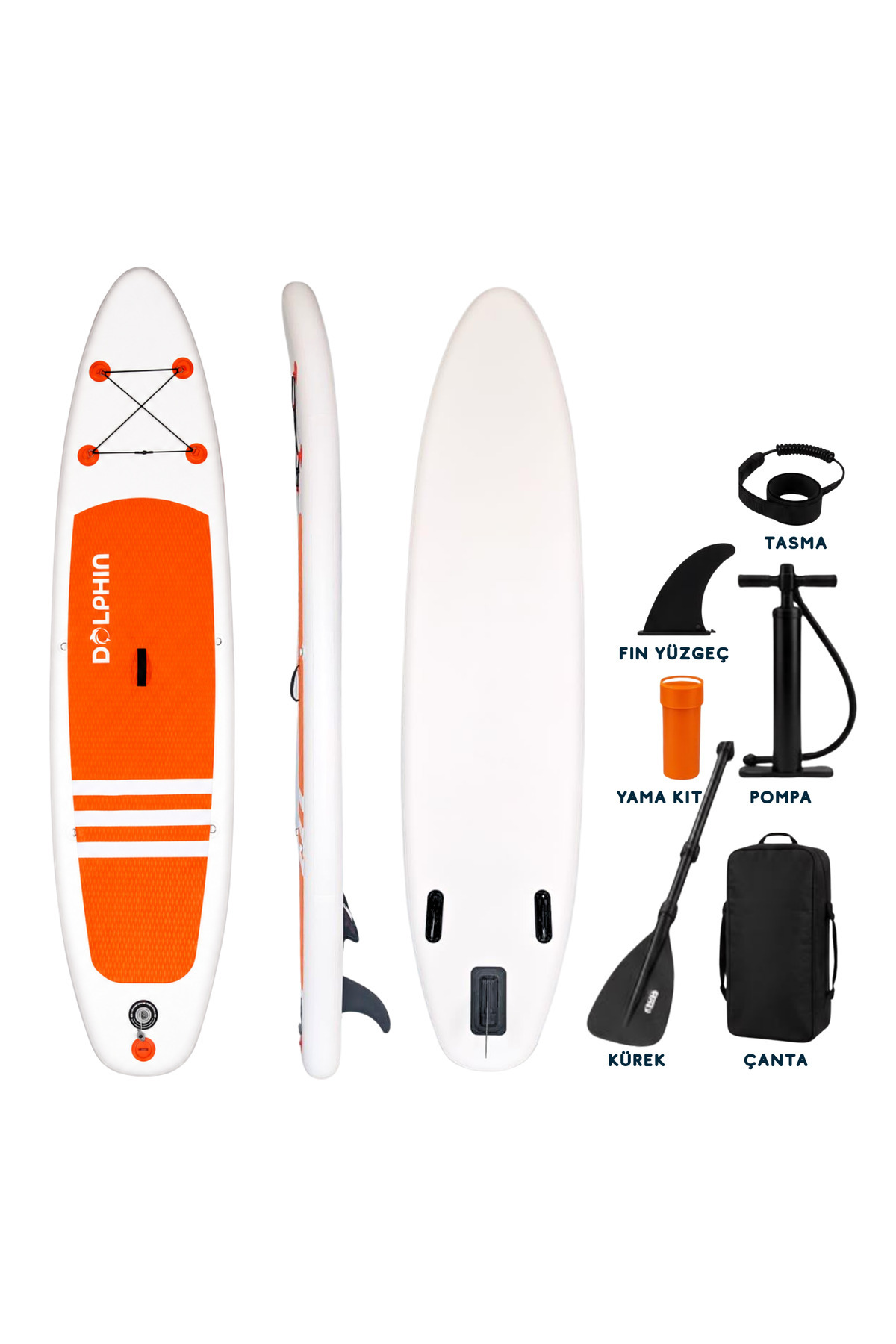 Dolphin Paddle Sup Board 330x79x15 Turuncu Çift Katman - Fiyatı