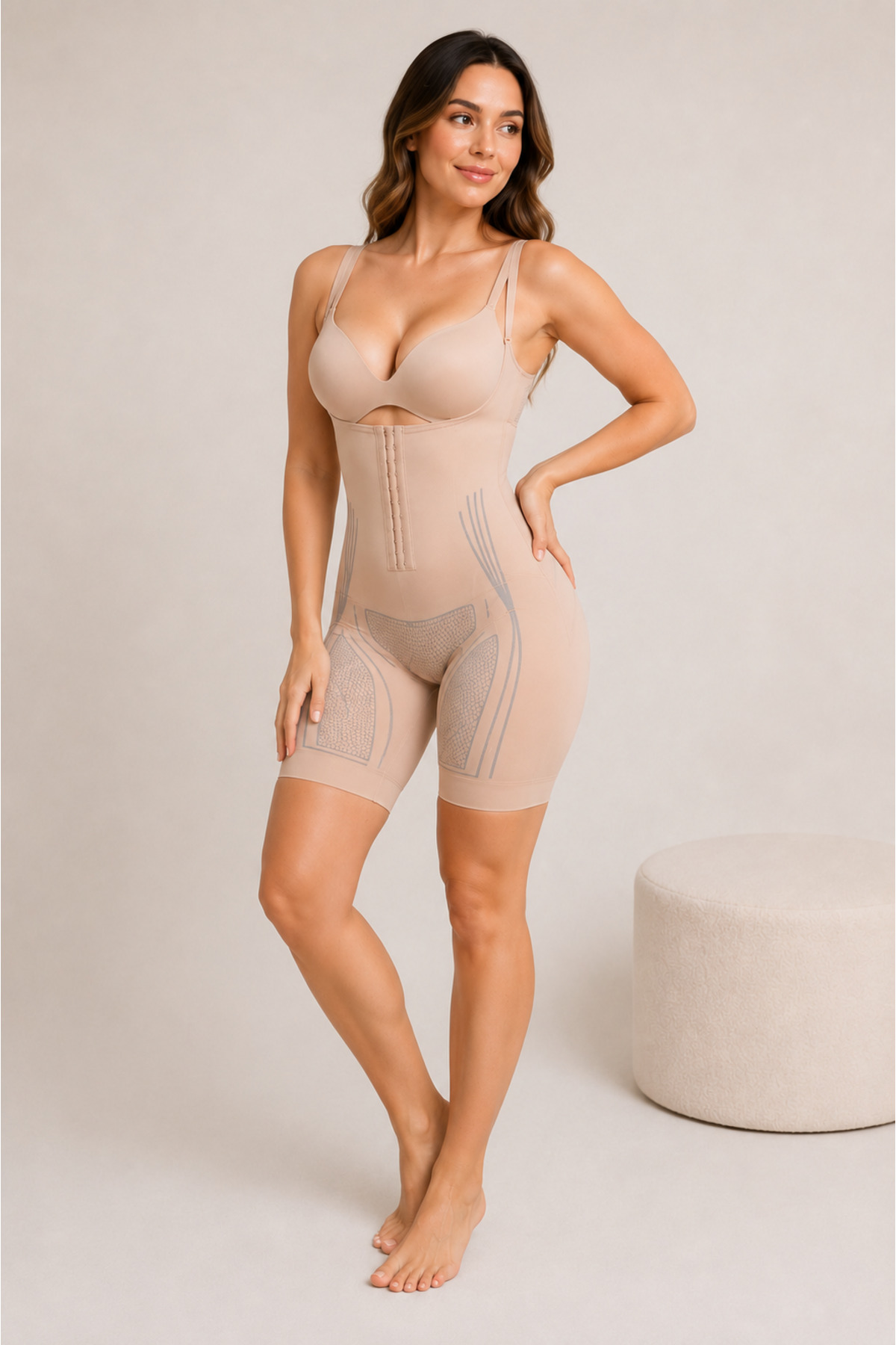 giyindegel Bel Karın Basen Bacak Toparlayıcı Tam Body Korse görsel 4