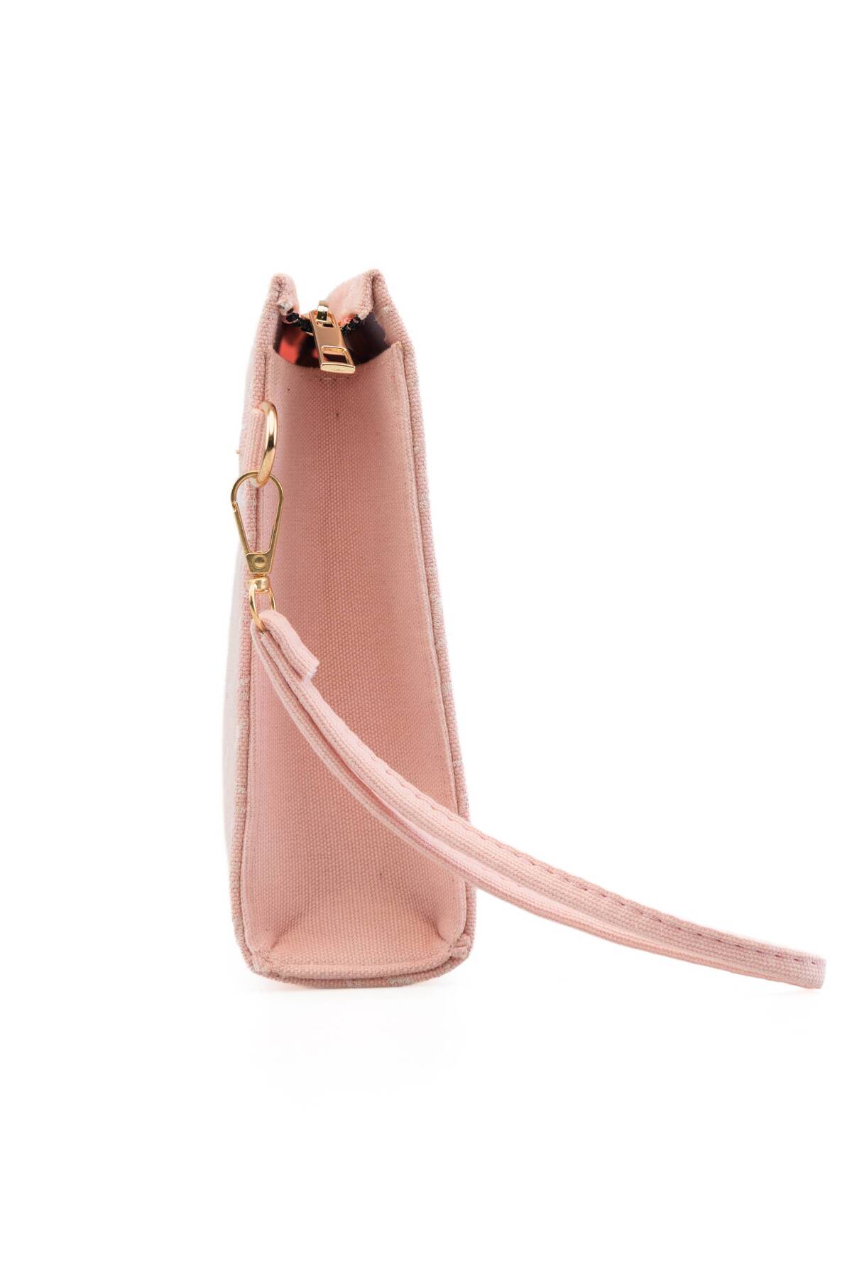 Shkup Kadın Yıldız Nakışlı Portföy El Çantası Bilek Askılı Şık Clutch Çanta görsel 4