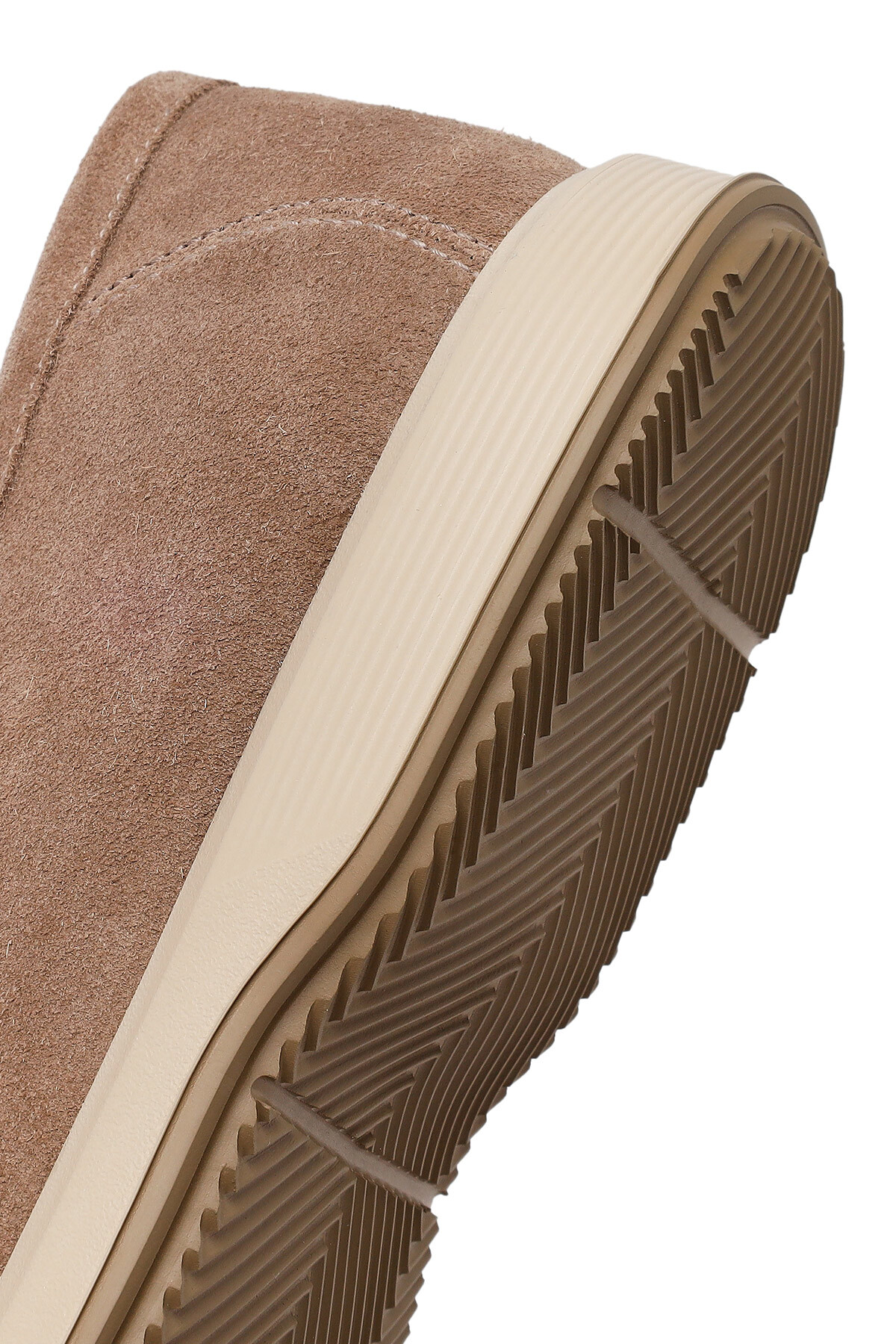 Derimod Erkek Vizon Süet Deri Loafer 26SFD765910 görsel 8