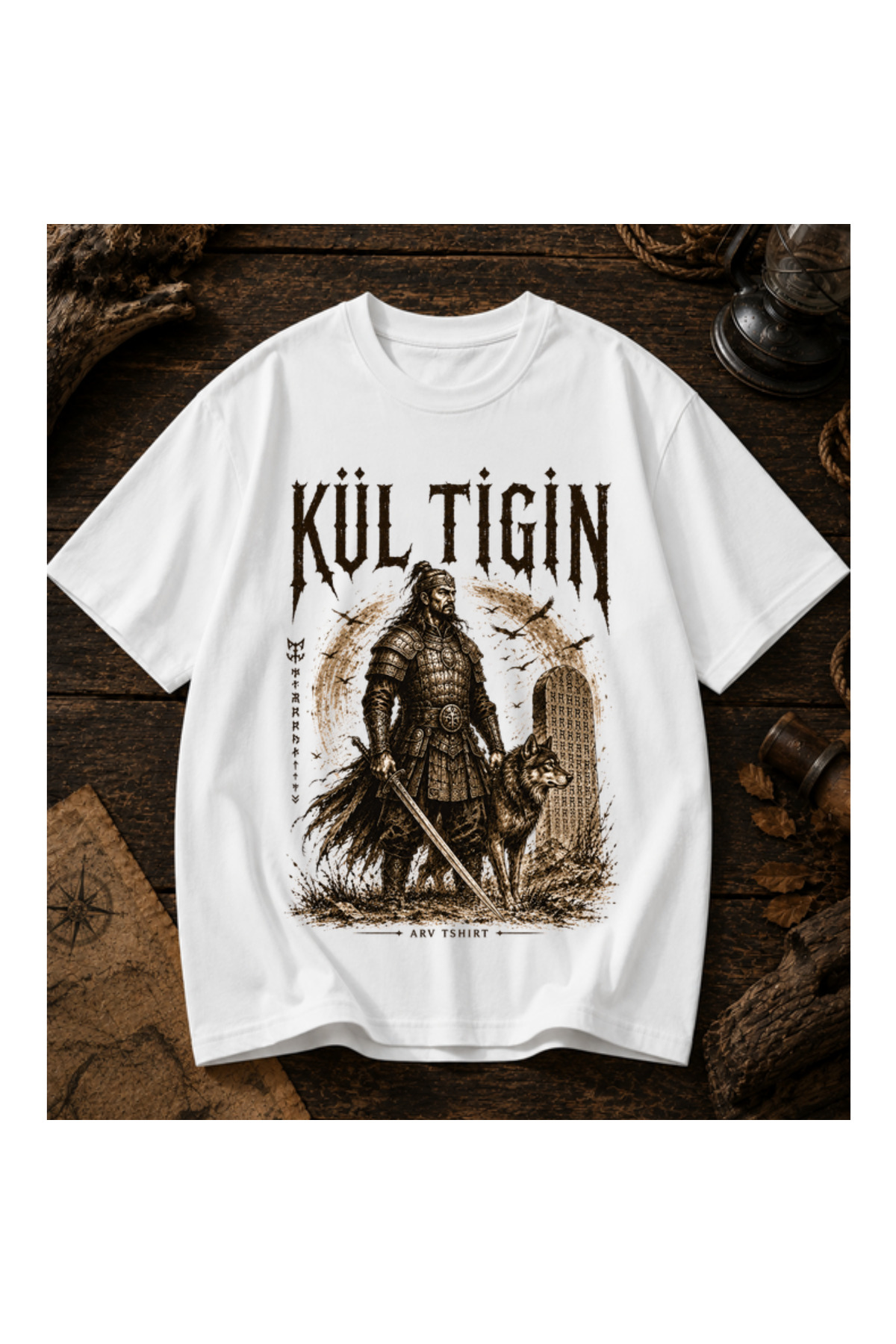 Arv T-shirt Oversize Design Turkish Culture Cultism T-Shirt