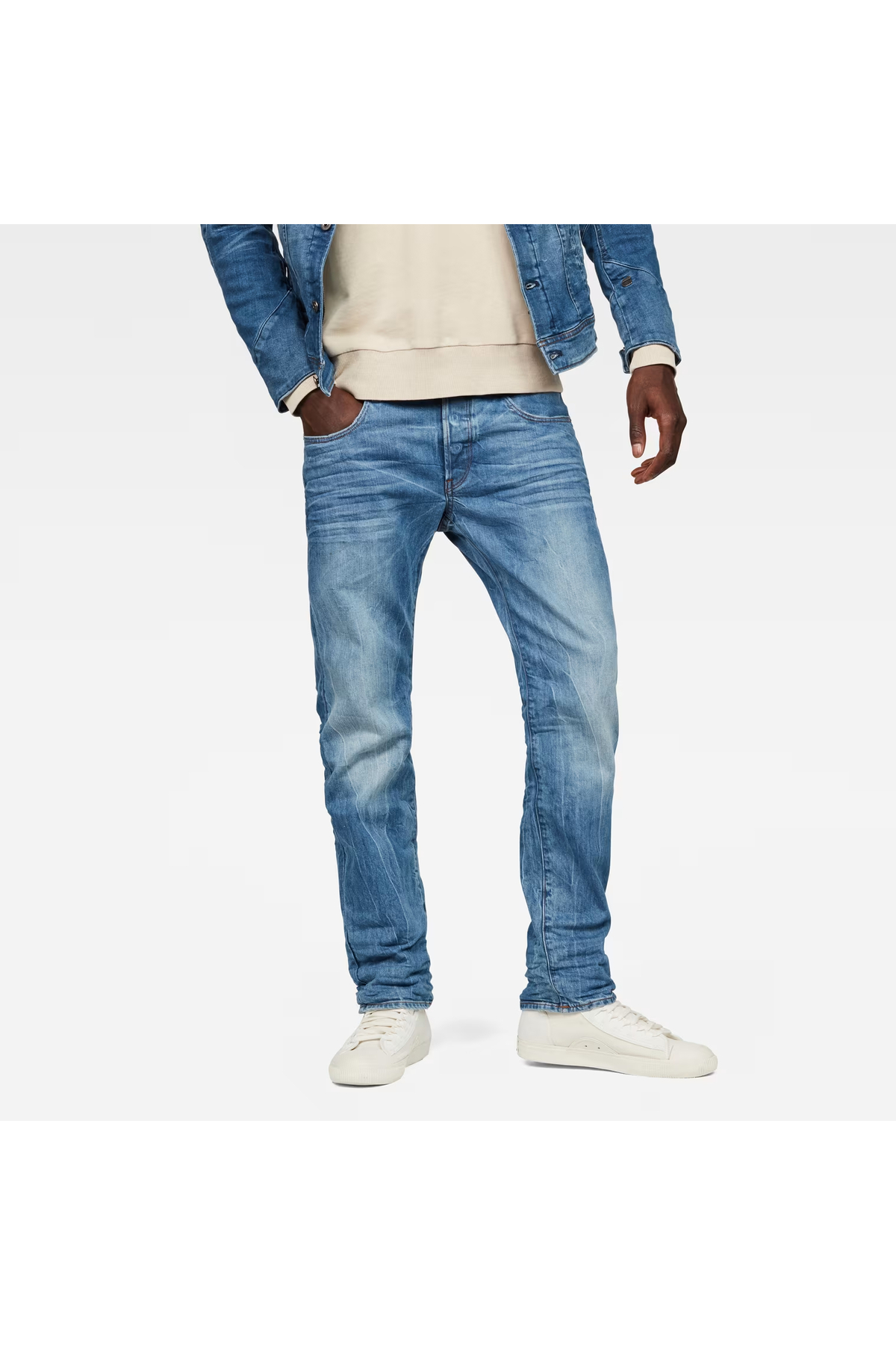 G-STAR RAW Hadron Stretch Denim Men - 3301 Straight