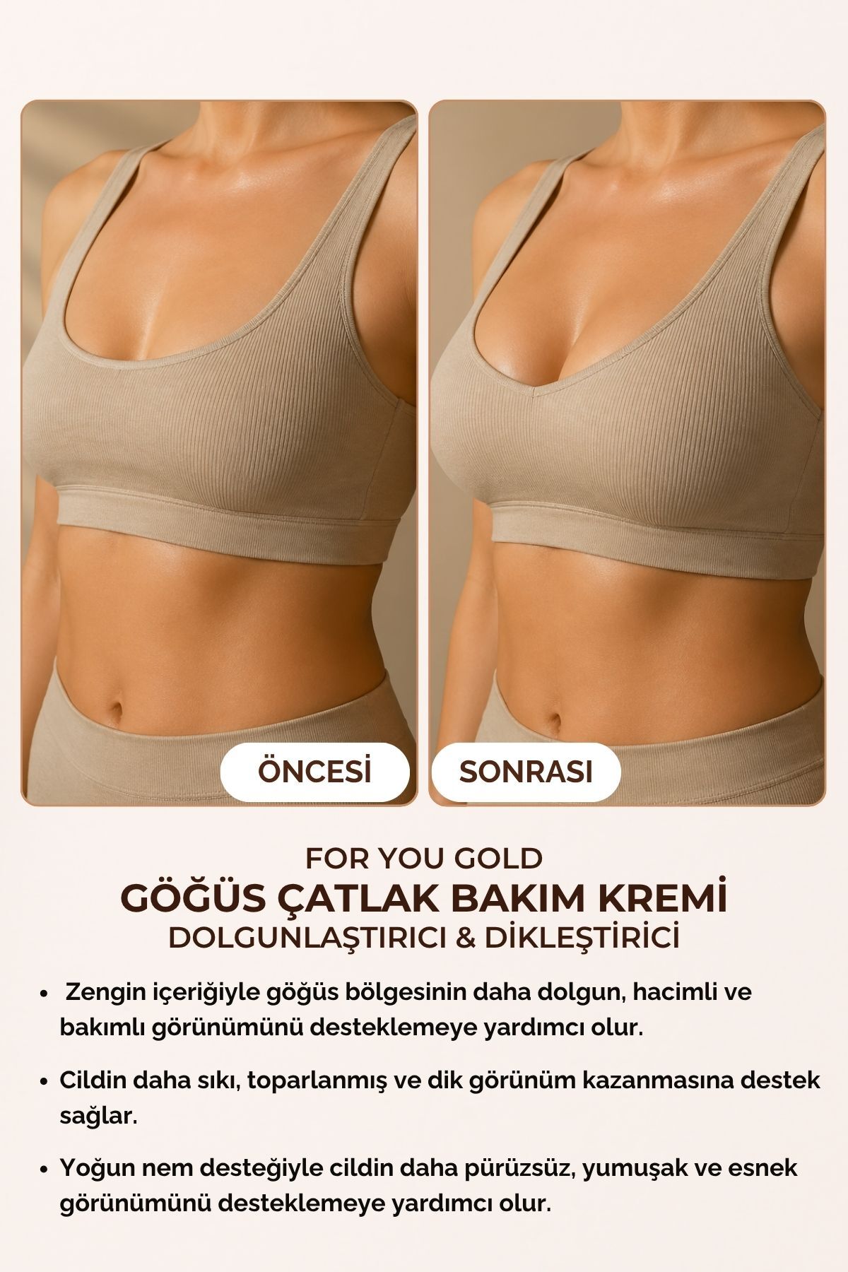 Göğüs Dolgunlaştırıcı Çatlak Bakım Kremi l Dikleştirici & Dolgun Görünüm Destekleyici 100 ml — dolguncat — تصویر 5 از 8