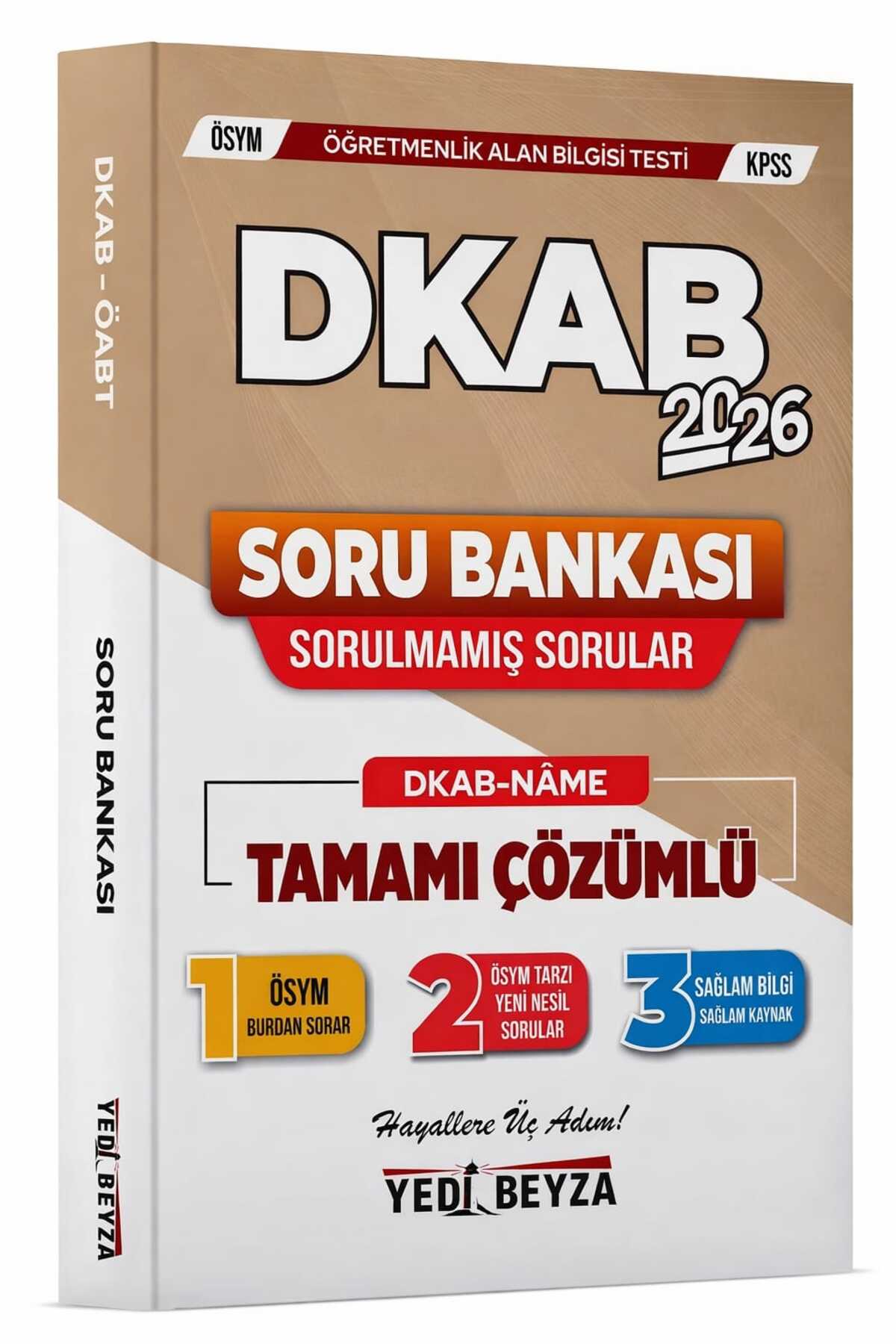 Yedi Beyza Yayınları 2024 Dikab Öabt Soru Bankasi Kpss Dkab