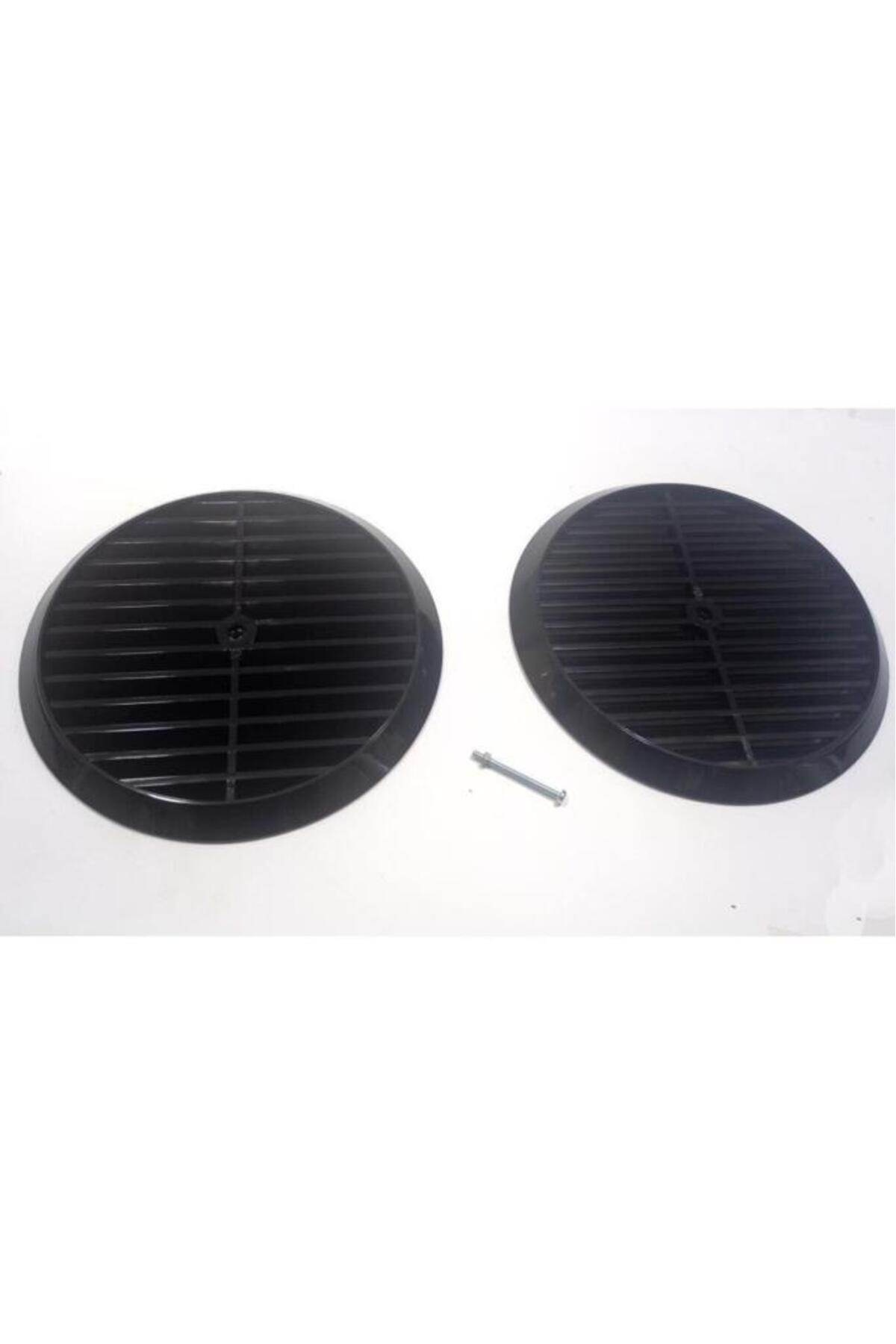 Black Louver Natural Gas Vent Glass Vent Cover Ultrasonic Custom Plastic Outer 18-glass Hole Ø16cm