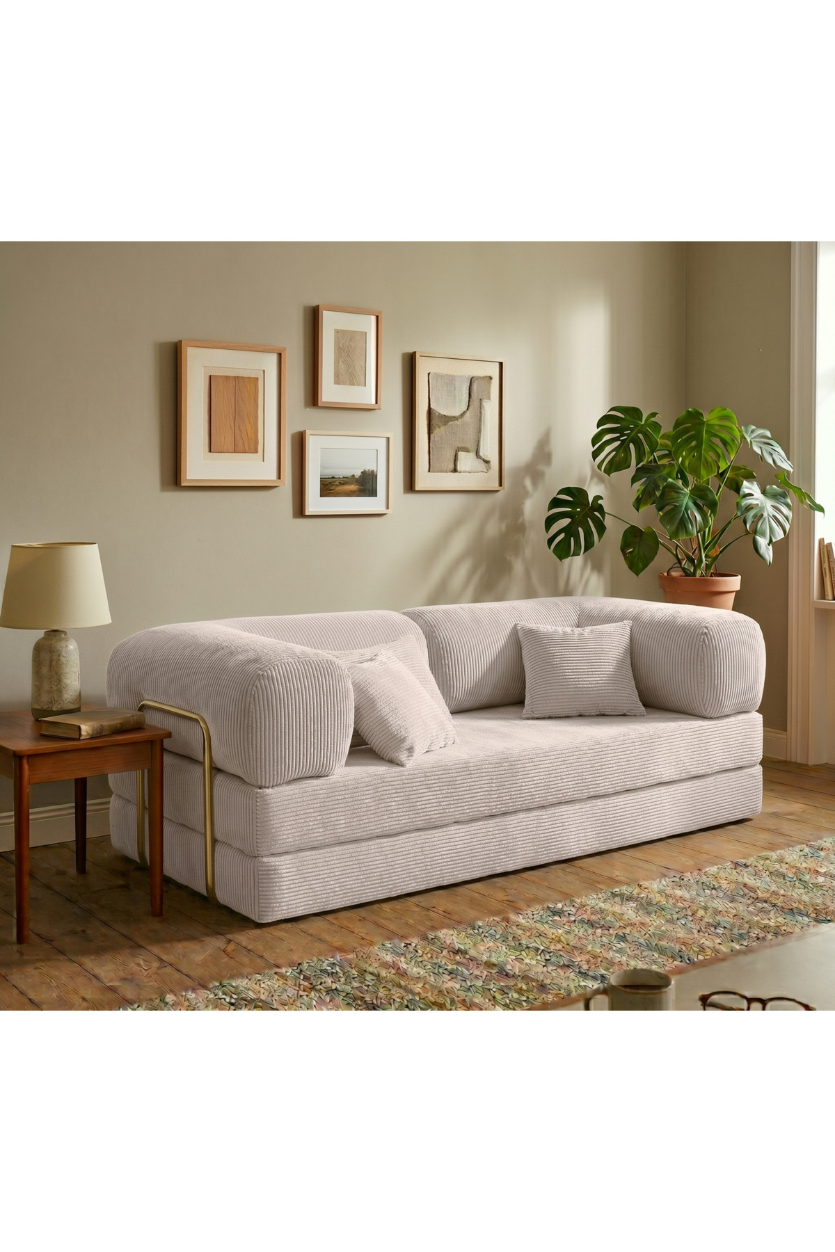 DECHOME 180 X 90 Midinest Kanepe | Yatakli Koltuğu | Fitilli