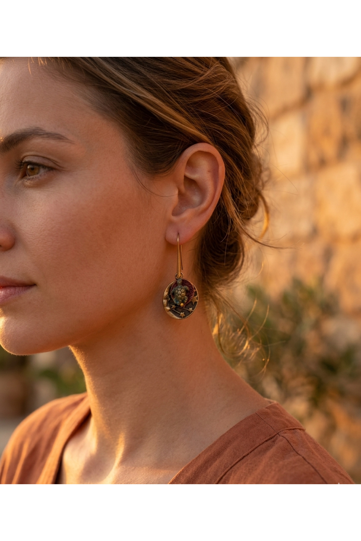 Handmade Turtle Earrings