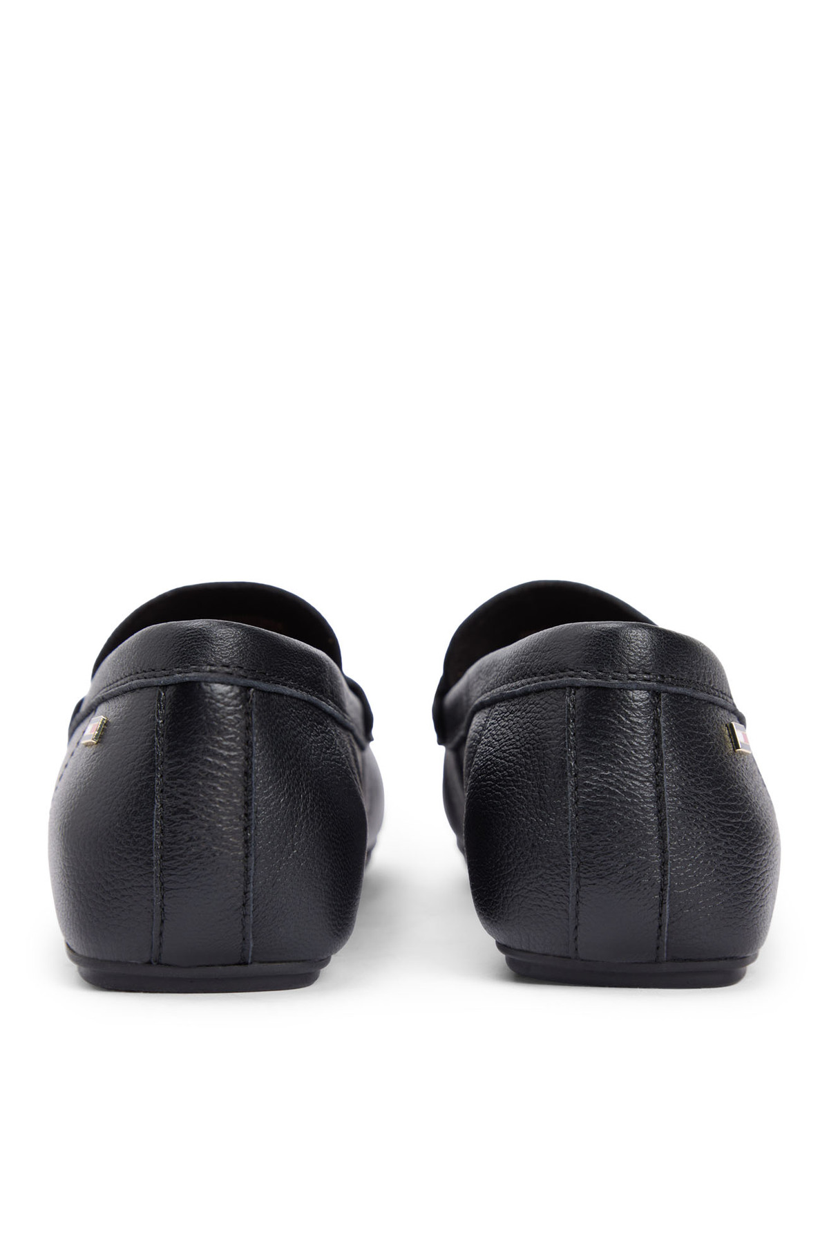 Tommy Hilfiger Siyah Kadın Deri Loafer FW0FW09350BDS görsel 5