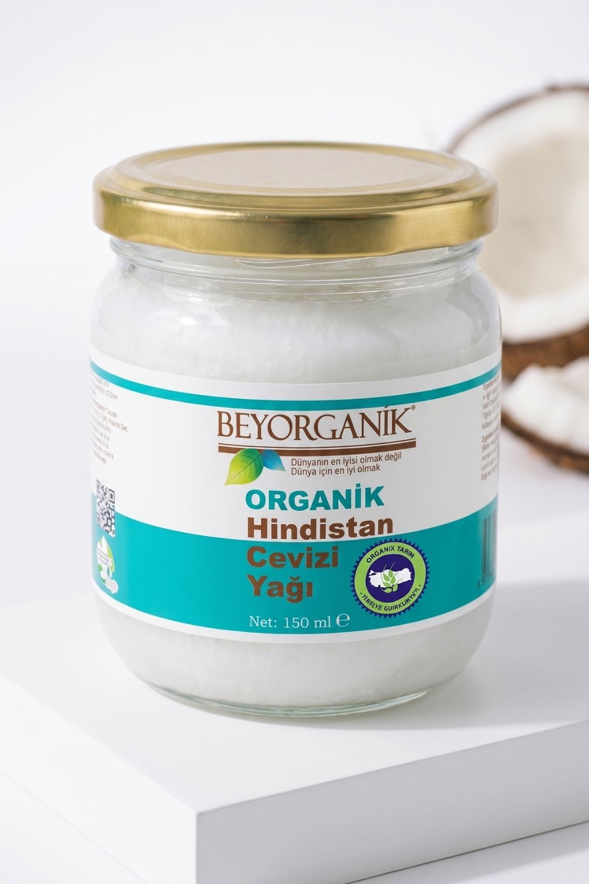 Organik Hindistan Cevizi Yağı 150ml (Soğuk Sıkım) — 8682125488561 — تصویر 5 از 7